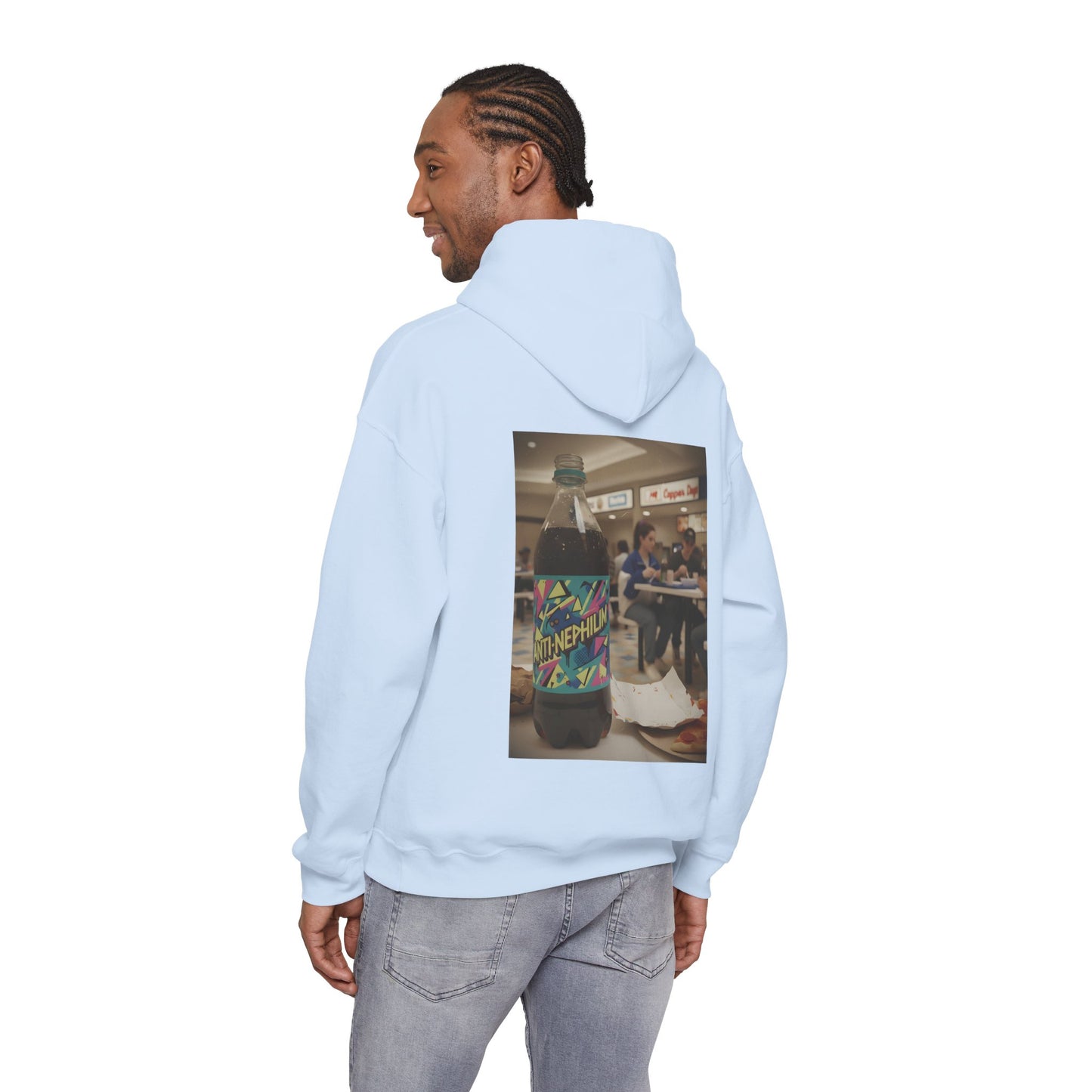 Kirk Ave. Apparel logo anti nephilim soda hoodie (unisex)