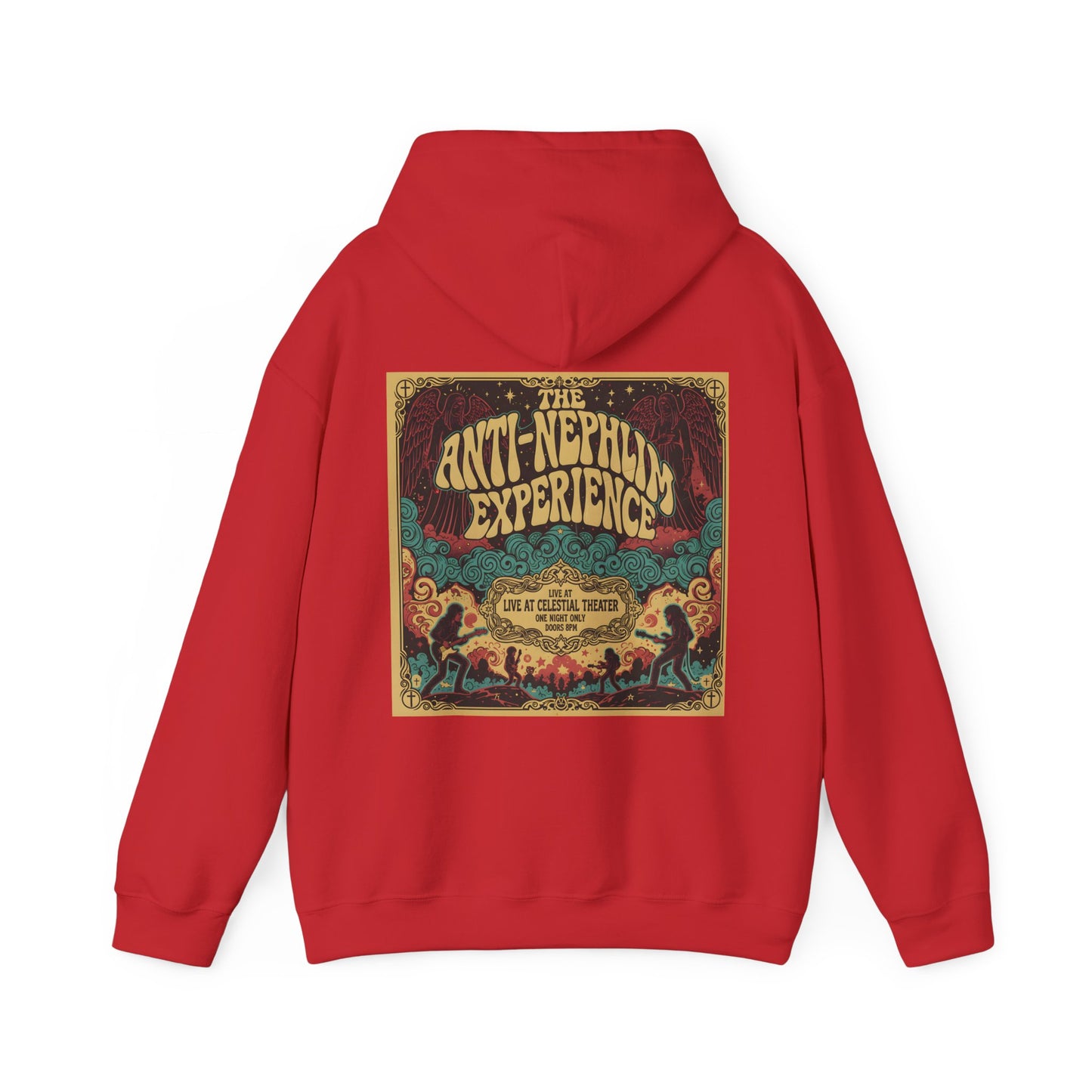 Retro concert poster anti nephilim hoodie (unisex), Kirk Ave. Apparel