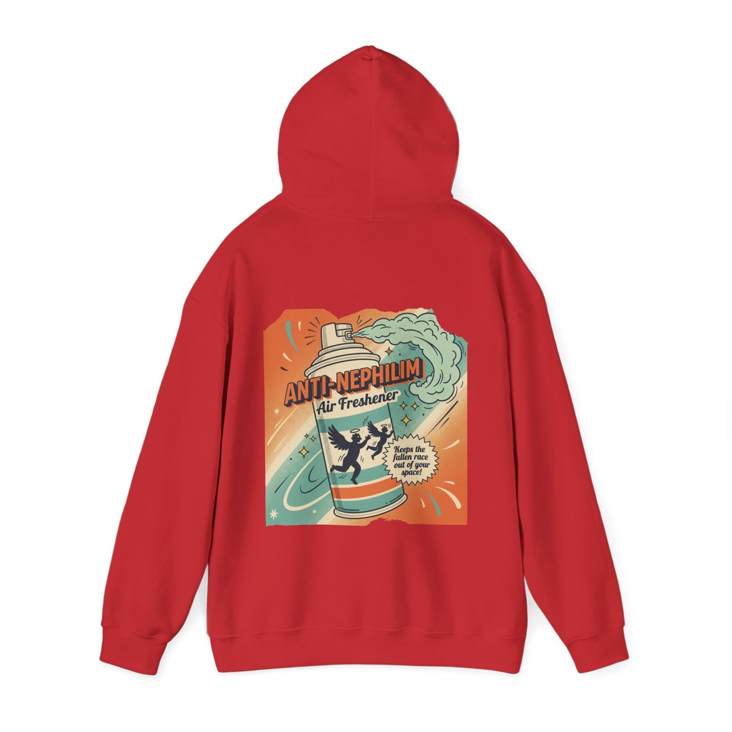 Retro anti nephilim air freshener hoodie (unisex), Kirk Ave. Apparel