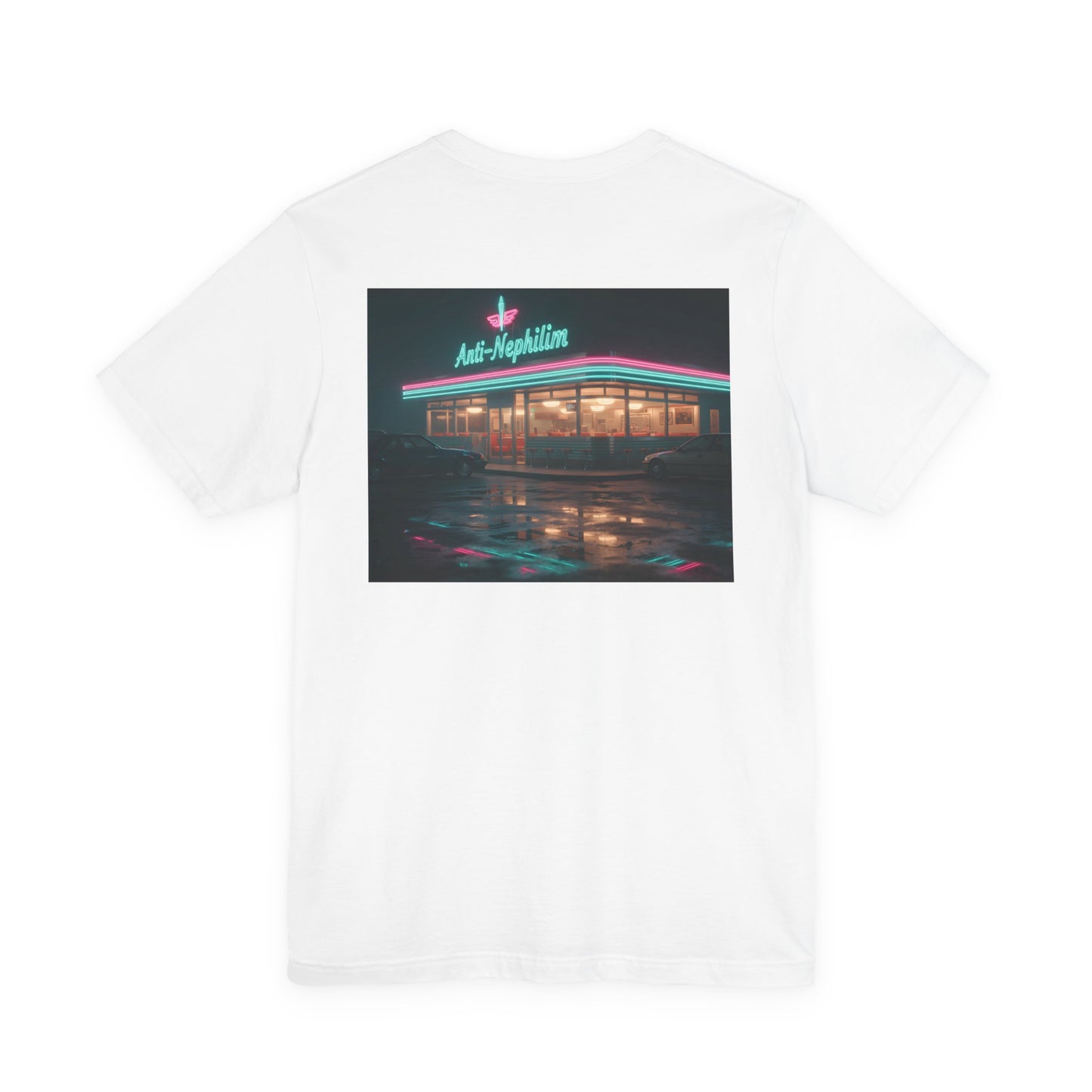 Retro diner anti nephilim t-shirt (unisex), Kirk Ave. Apparel