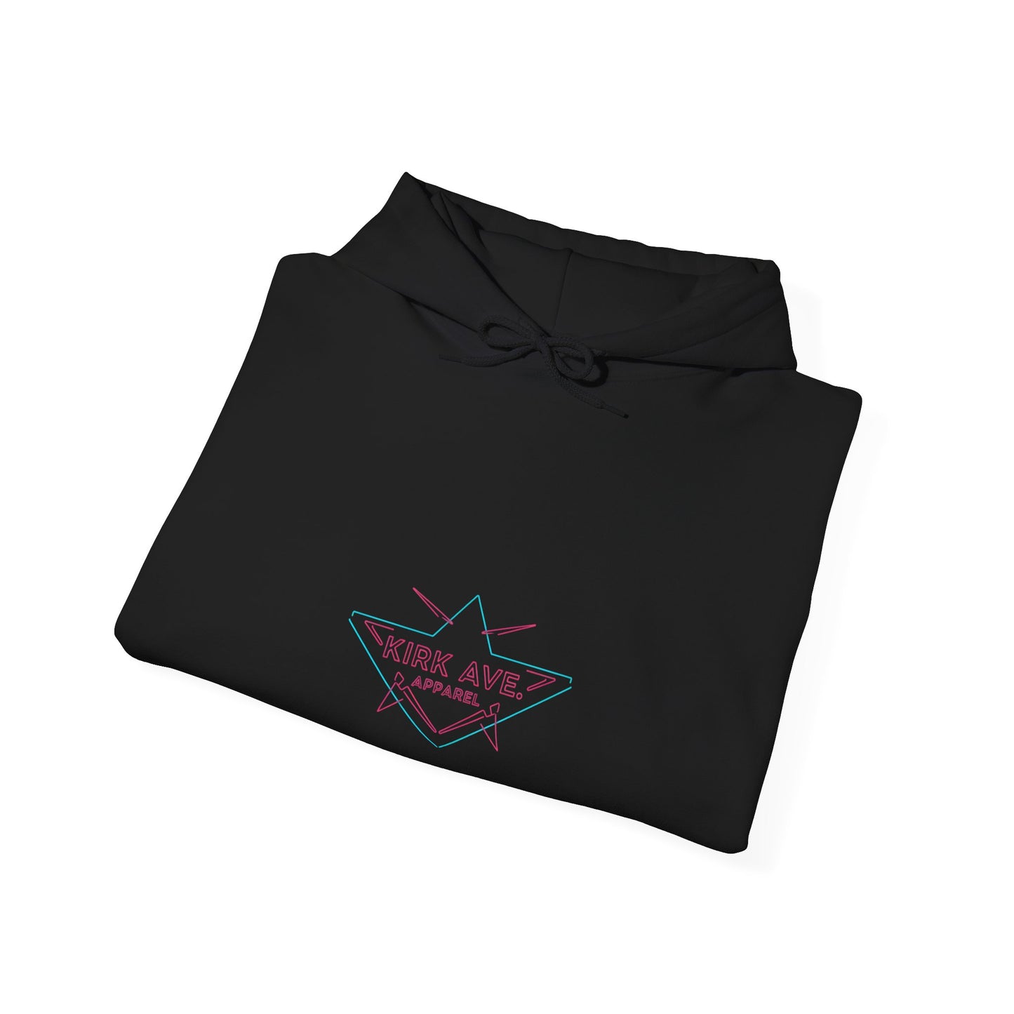 Neon 80s anti nephilim nightclub hoodie (unisex), Kirk Ave. Apparel