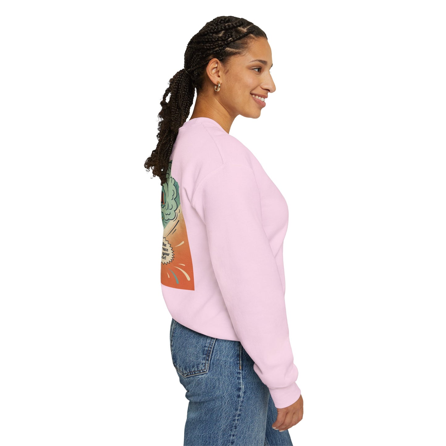 Retro anti nephilim air freshener sweatshirt (unisex), Kirk Ave. Apparel