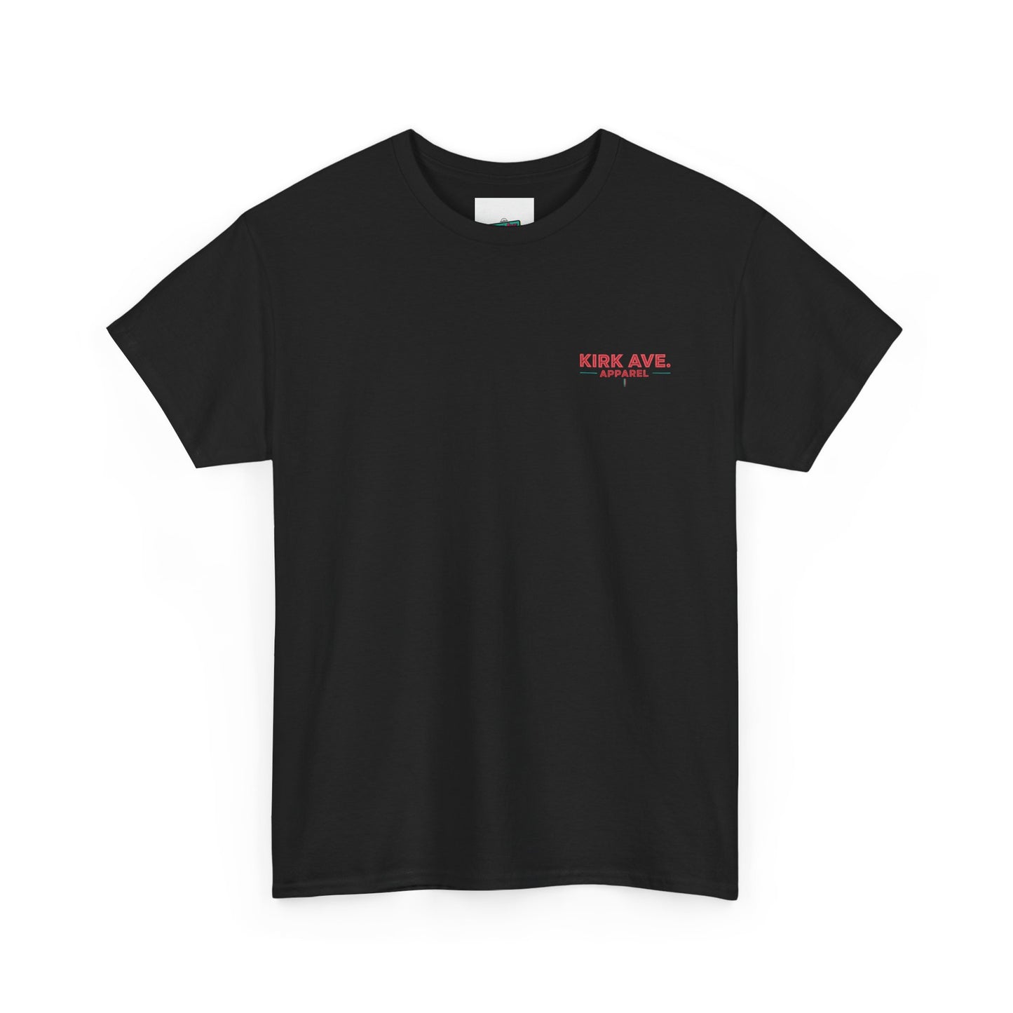 Retro neon pizza place anti nephilim t shirt (unisex), Kirk Ave. Apparel