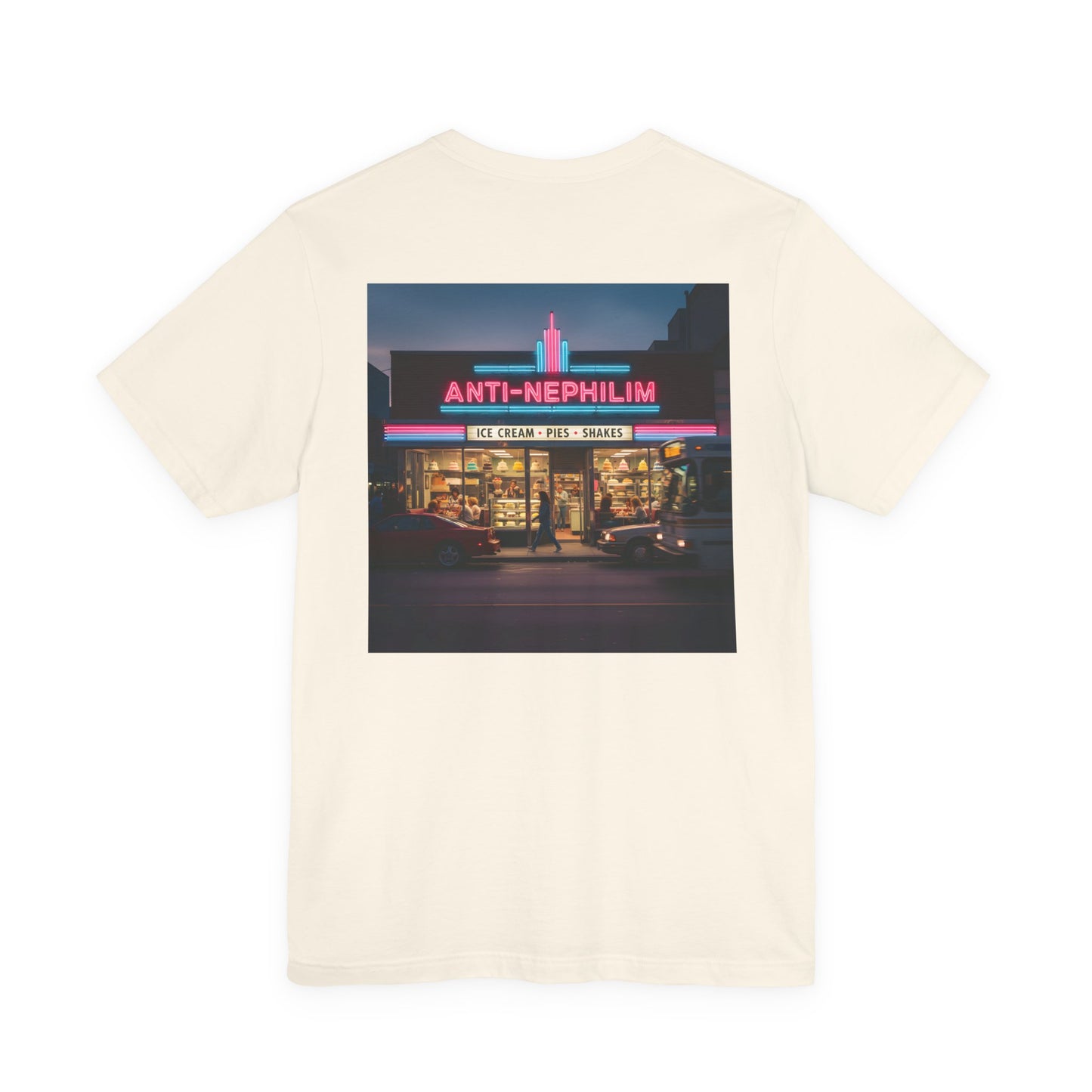 Retro dessert diner anti nephilim t-shirt (unisex), Kirk Ave. Apparel