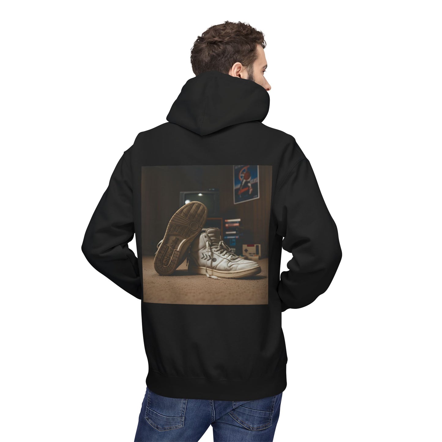 Vintage sneakers anti nephilim hoodie (unisex), Kirk Ave. Apparel