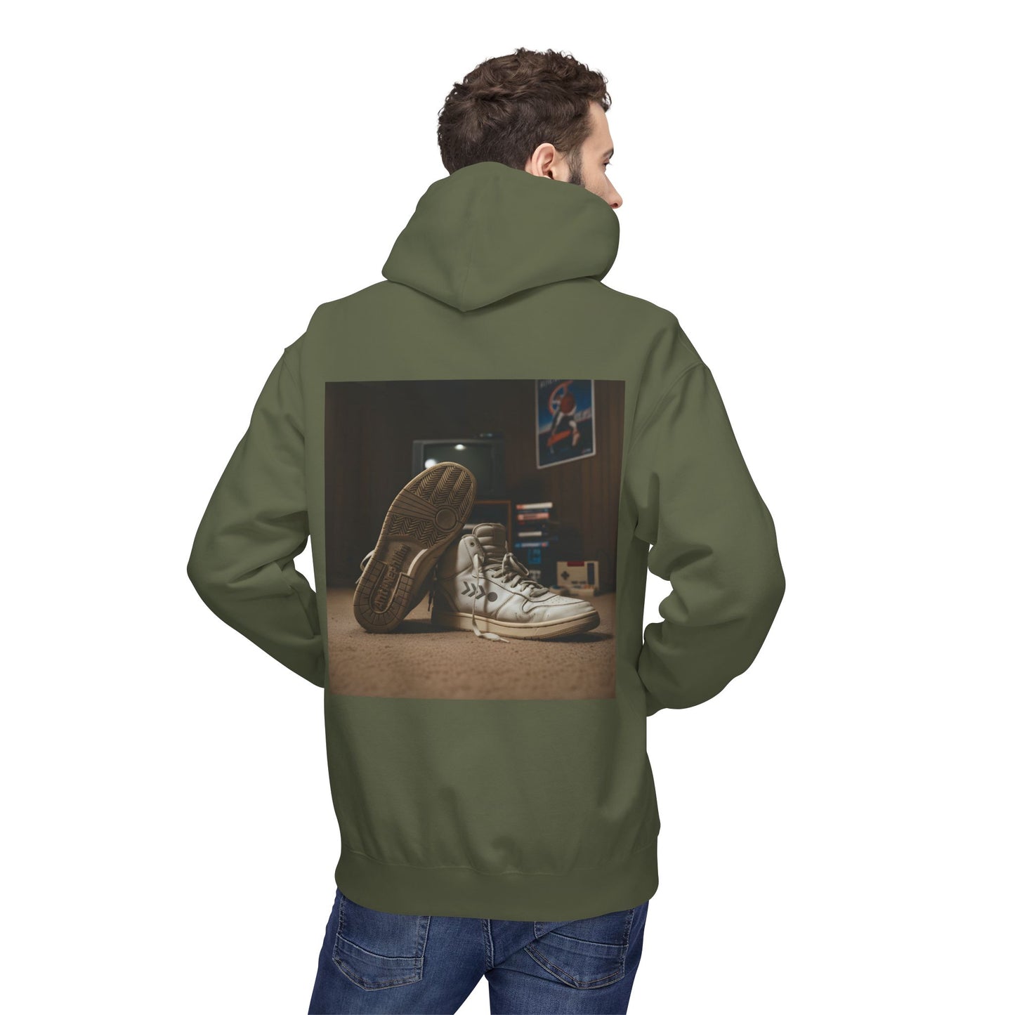 Vintage sneakers anti nephilim hoodie (unisex), Kirk Ave. Apparel