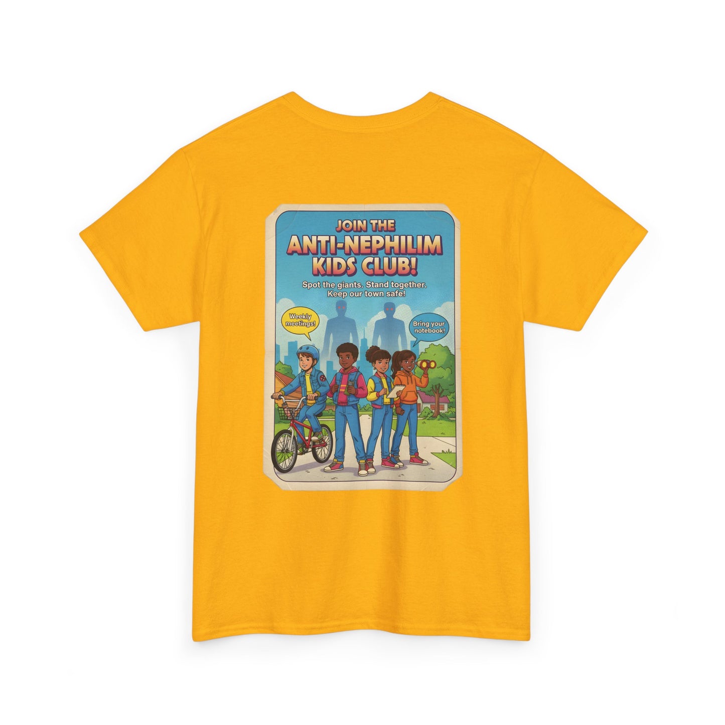 Retro anti nephilim kids club t shirt (unisex), Kirk Ave. Apparel
