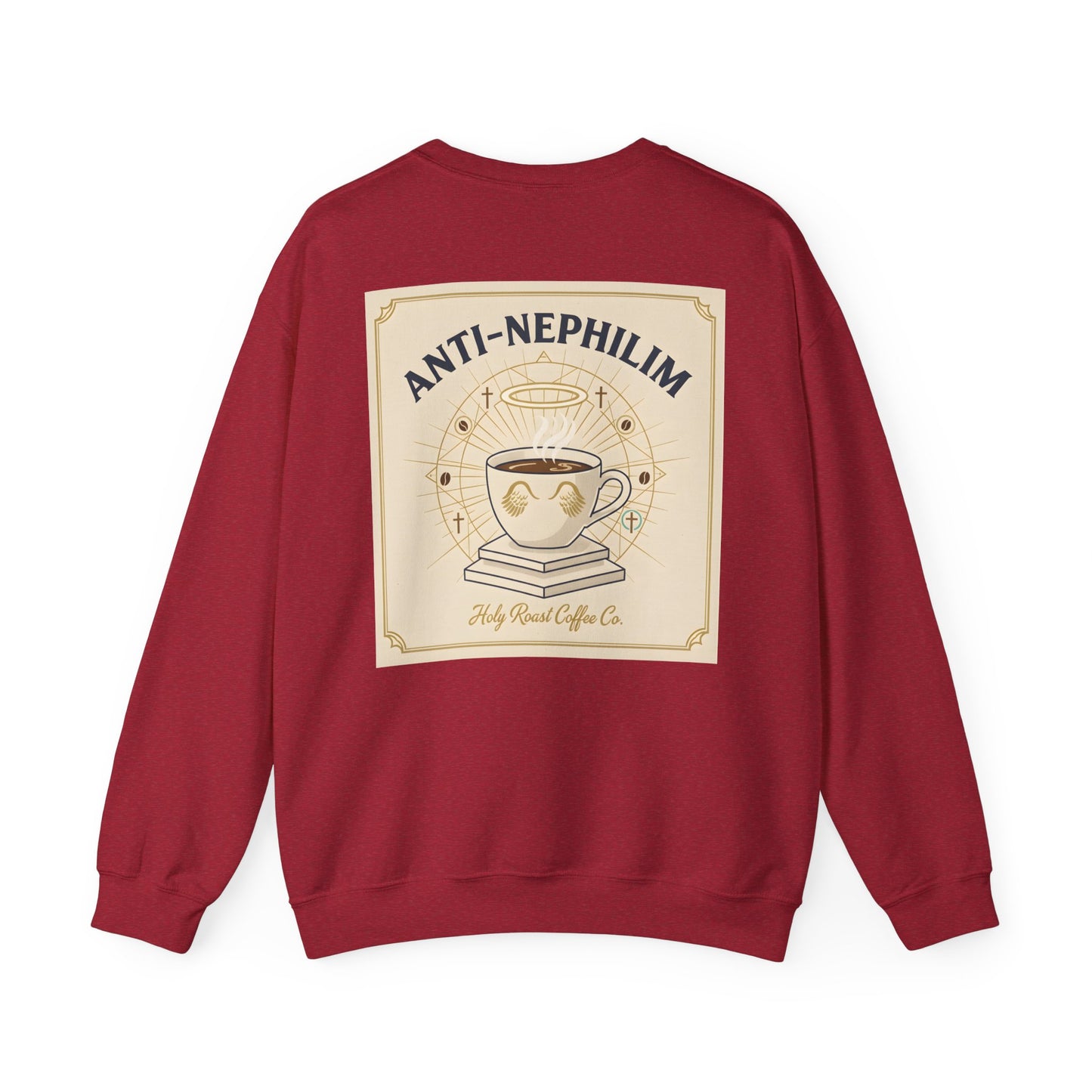 Retro coffee anti-nephilim sweatshirt (unisex), Kirk Ave. Apparel