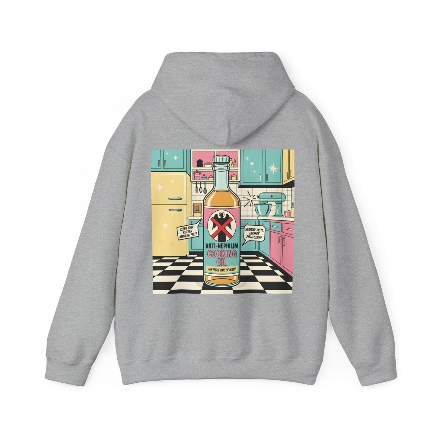 Retro kitchen anti nephilim hoodie (unisex), Kirk Ave. Apparel