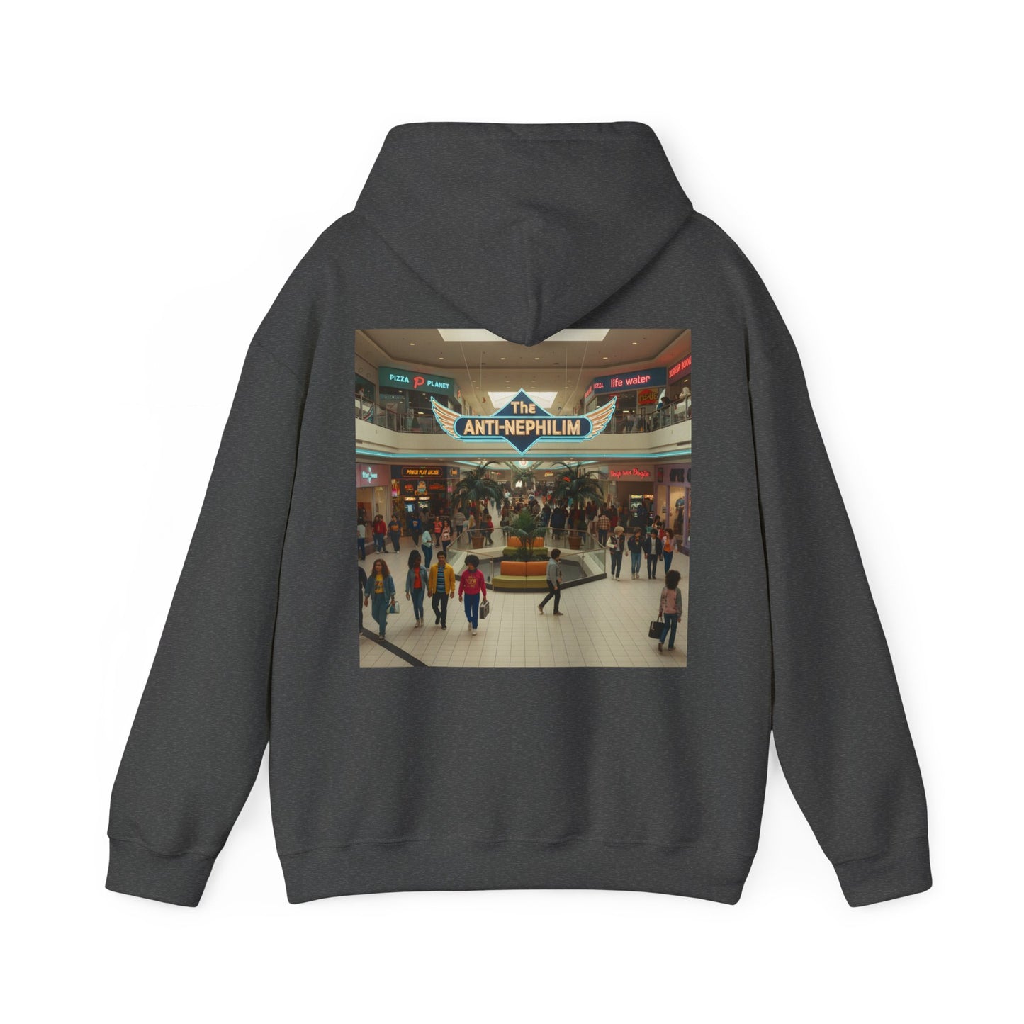 Retro mall anti nephilim hoodie (unisex), Kirk Ave. Apparel