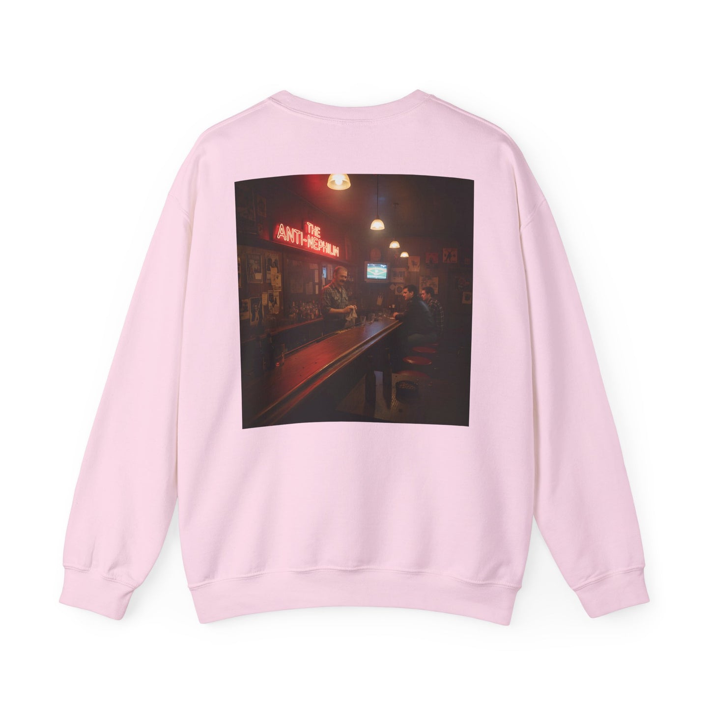 Retro neon dive bar anti nephilim sweatshirt (unisex), Kirk Ave. Apparel