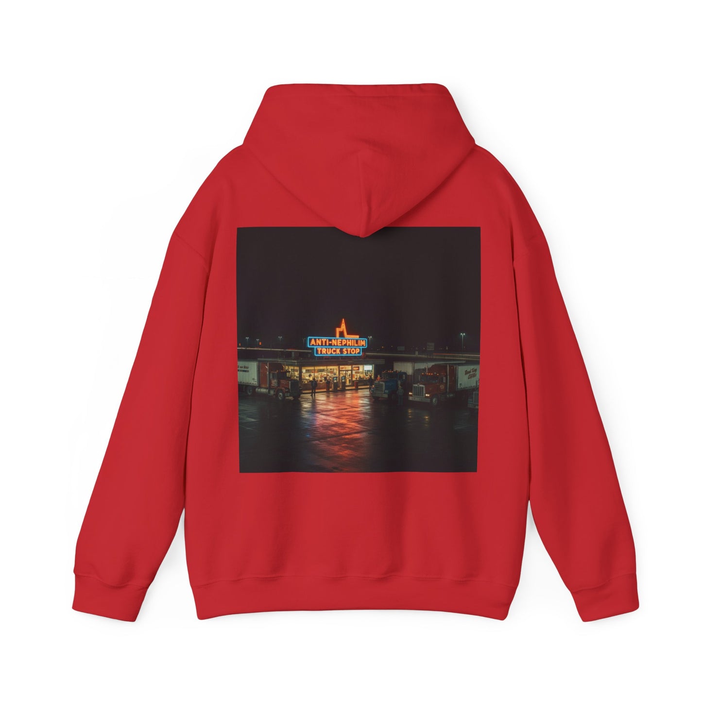 Retro truck stop anti nephilim hoodie (unisex), Kirk Ave. Apparel
