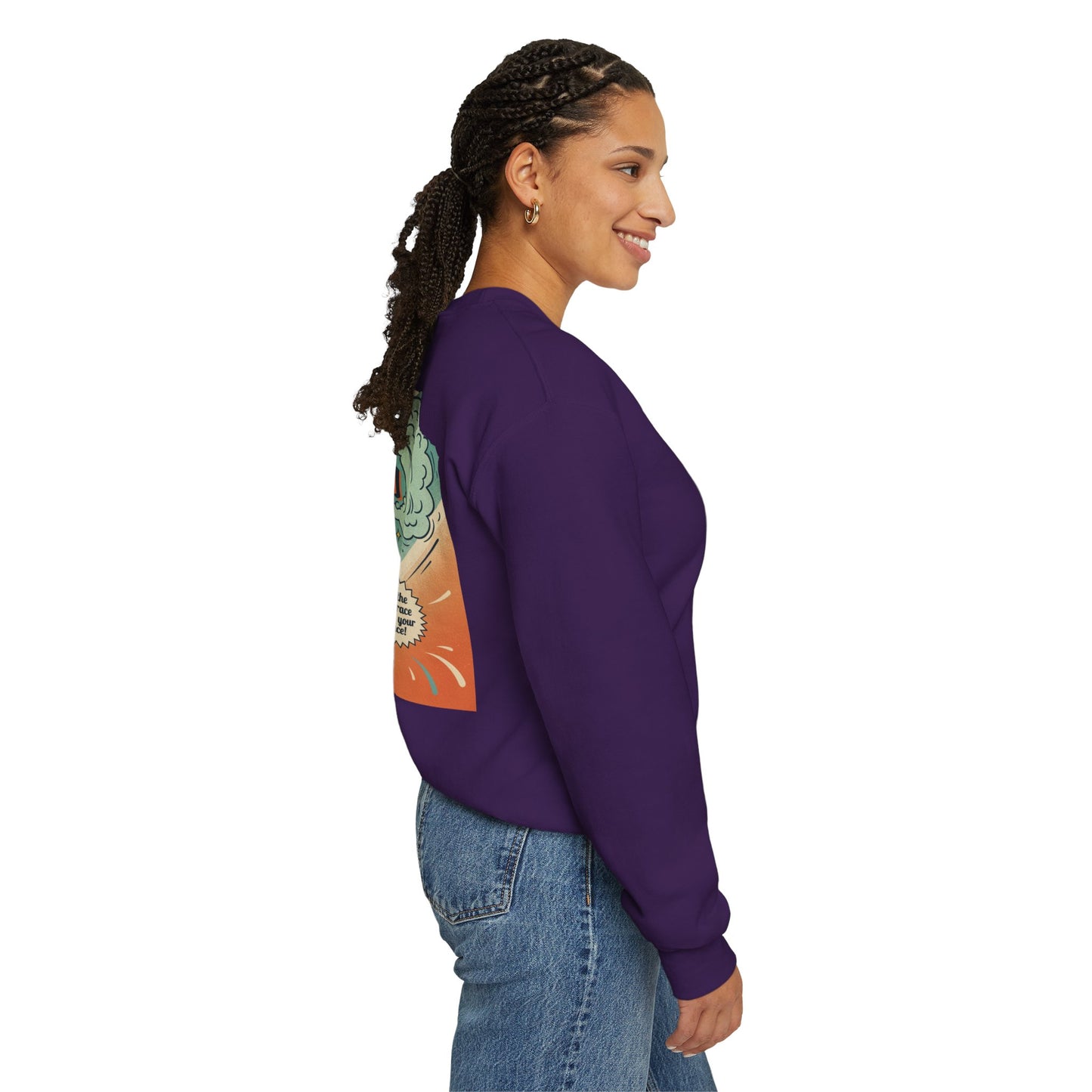 Retro anti nephilim air freshener sweatshirt (unisex), Kirk Ave. Apparel