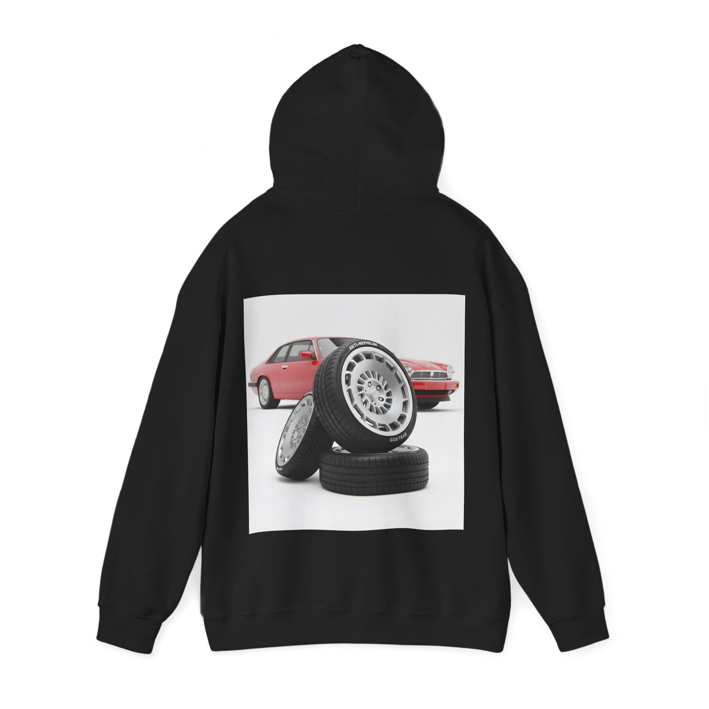 Retro sports car anti nephilim hoodie (unisex), Kirk Ave. Apparel