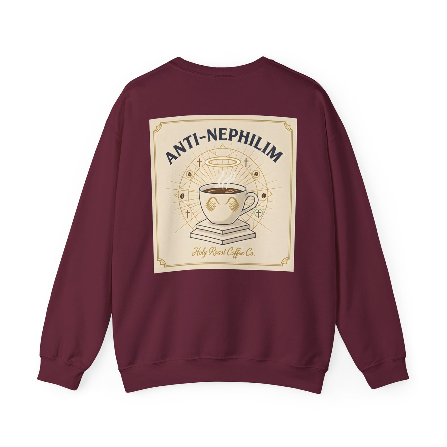 Retro coffee anti-nephilim sweatshirt (unisex), Kirk Ave. Apparel