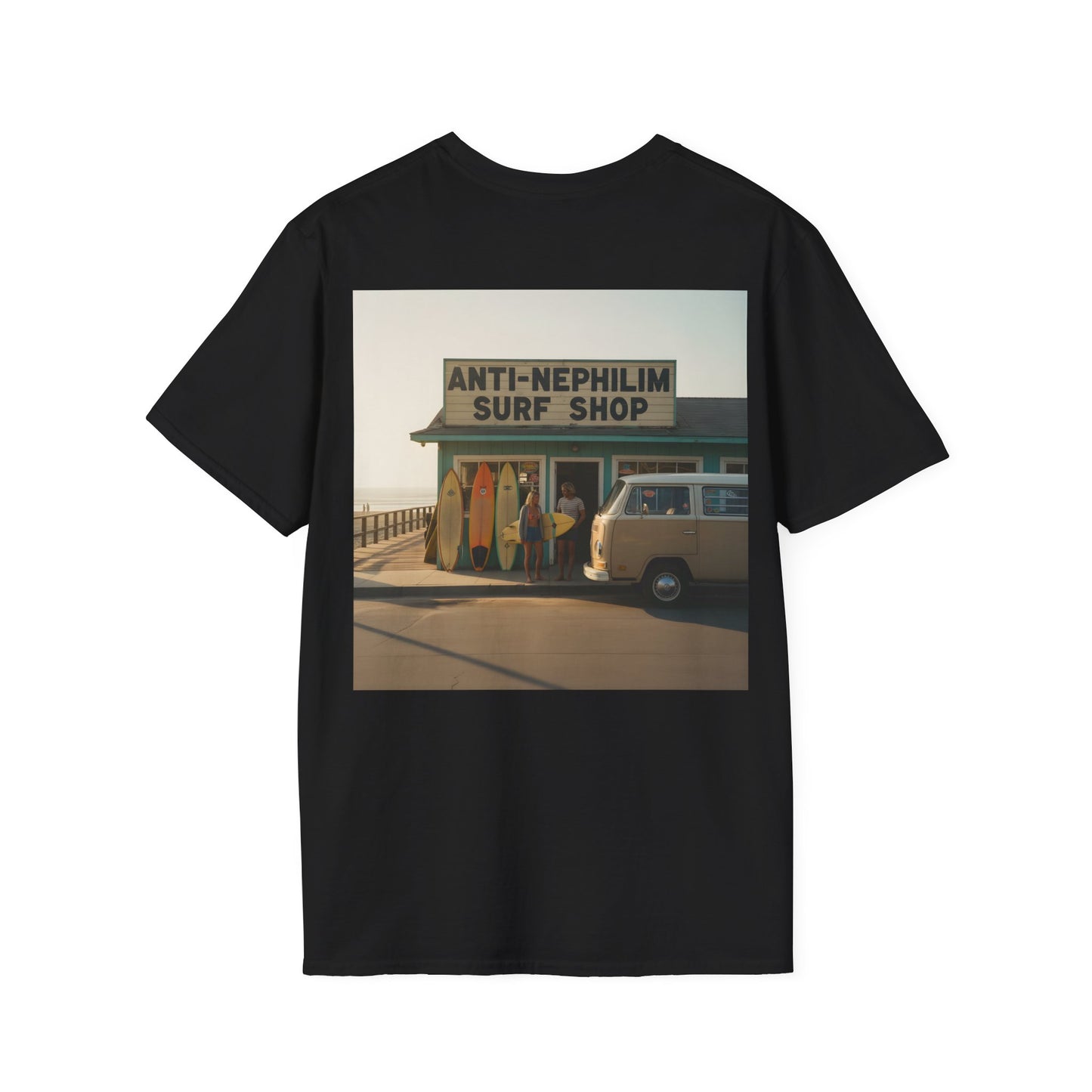 Retro surf anti nephilim t shirt (unisex), Kirk Ave. Apparel
