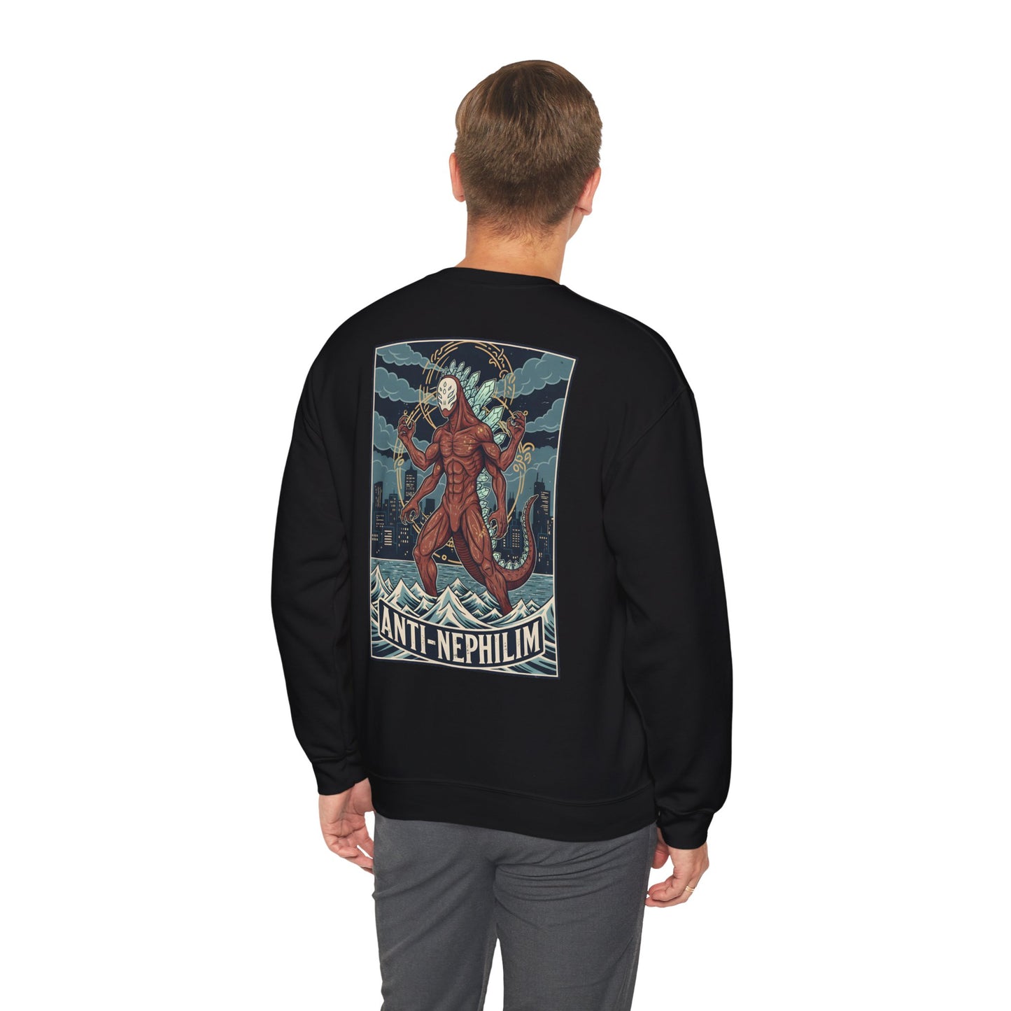 Kaiju anti nephilim sweatshirt (unisex), Kirk Ave. Apparel