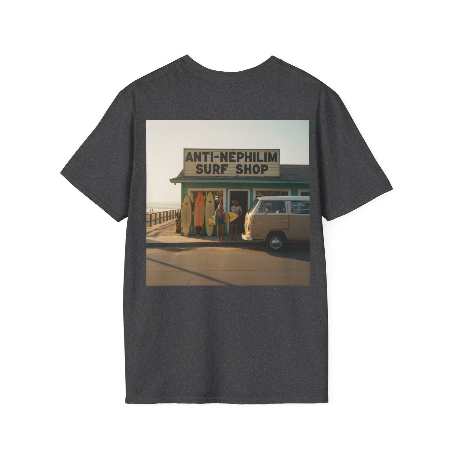Retro surf anti nephilim t shirt (unisex), Kirk Ave. Apparel