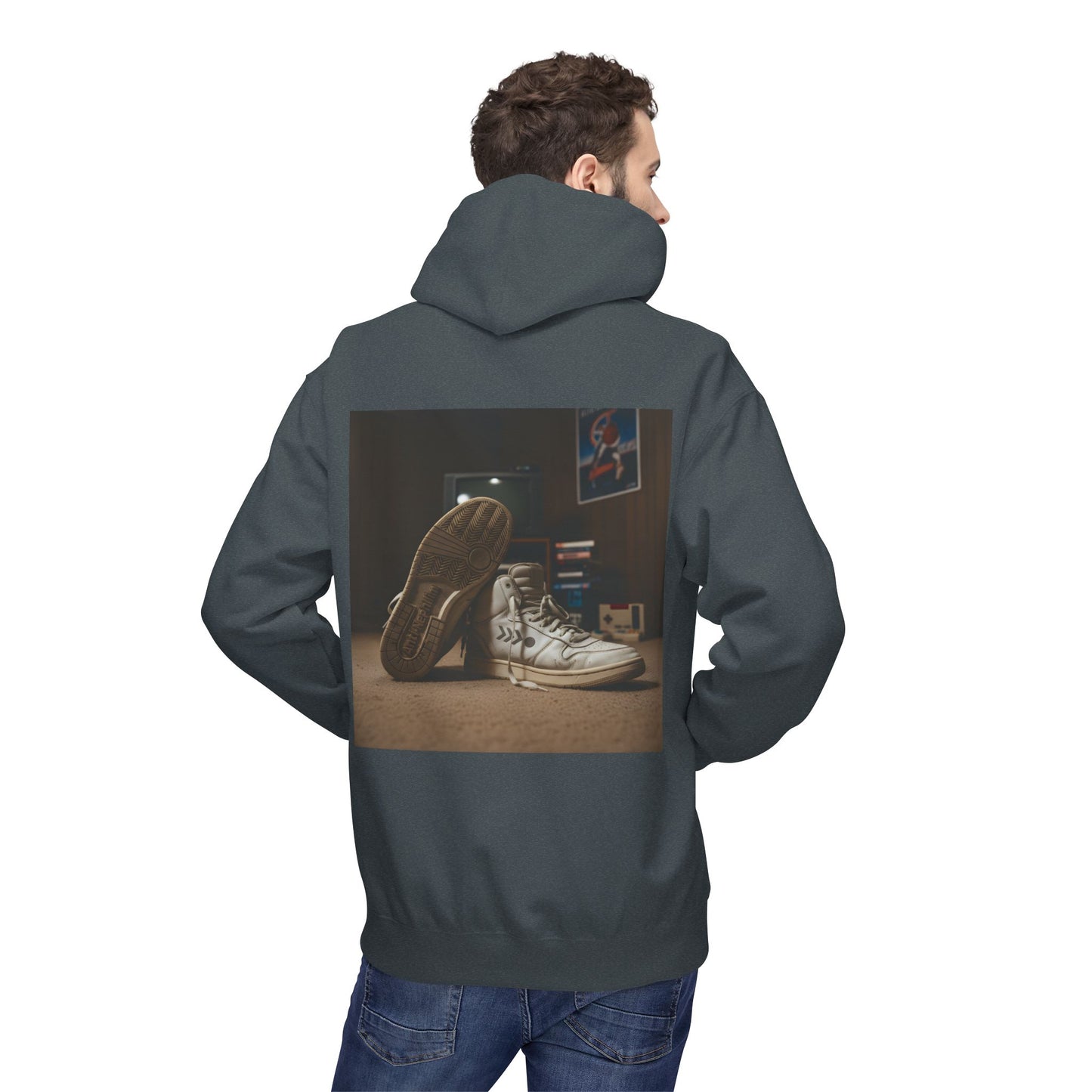 Vintage sneakers anti nephilim hoodie (unisex), Kirk Ave. Apparel