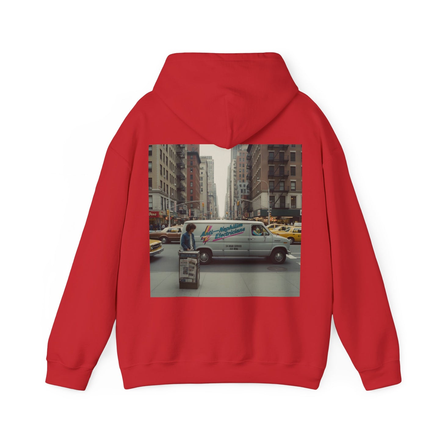 Vintage NYC anti nephilim hoodie (unisex), Kirk Ave. Apparel