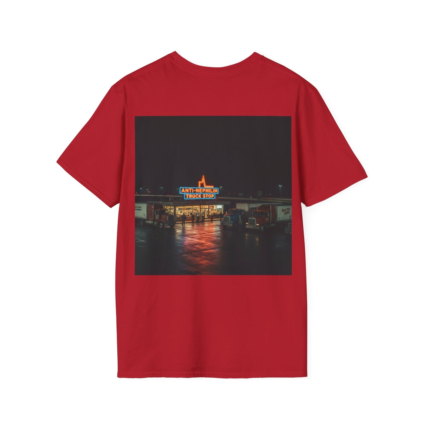 Retro truck stop anti nephilim t shirt (unisex), Kirk Ave. Apparel