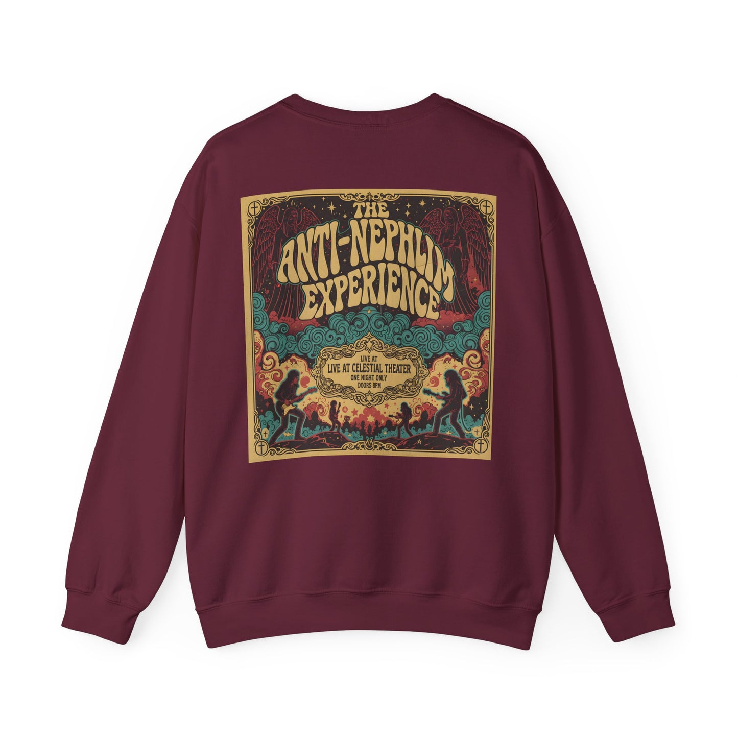Retro concert poster anti nephilim sweatshirt (unisex), Kirk Ave. Apparel
