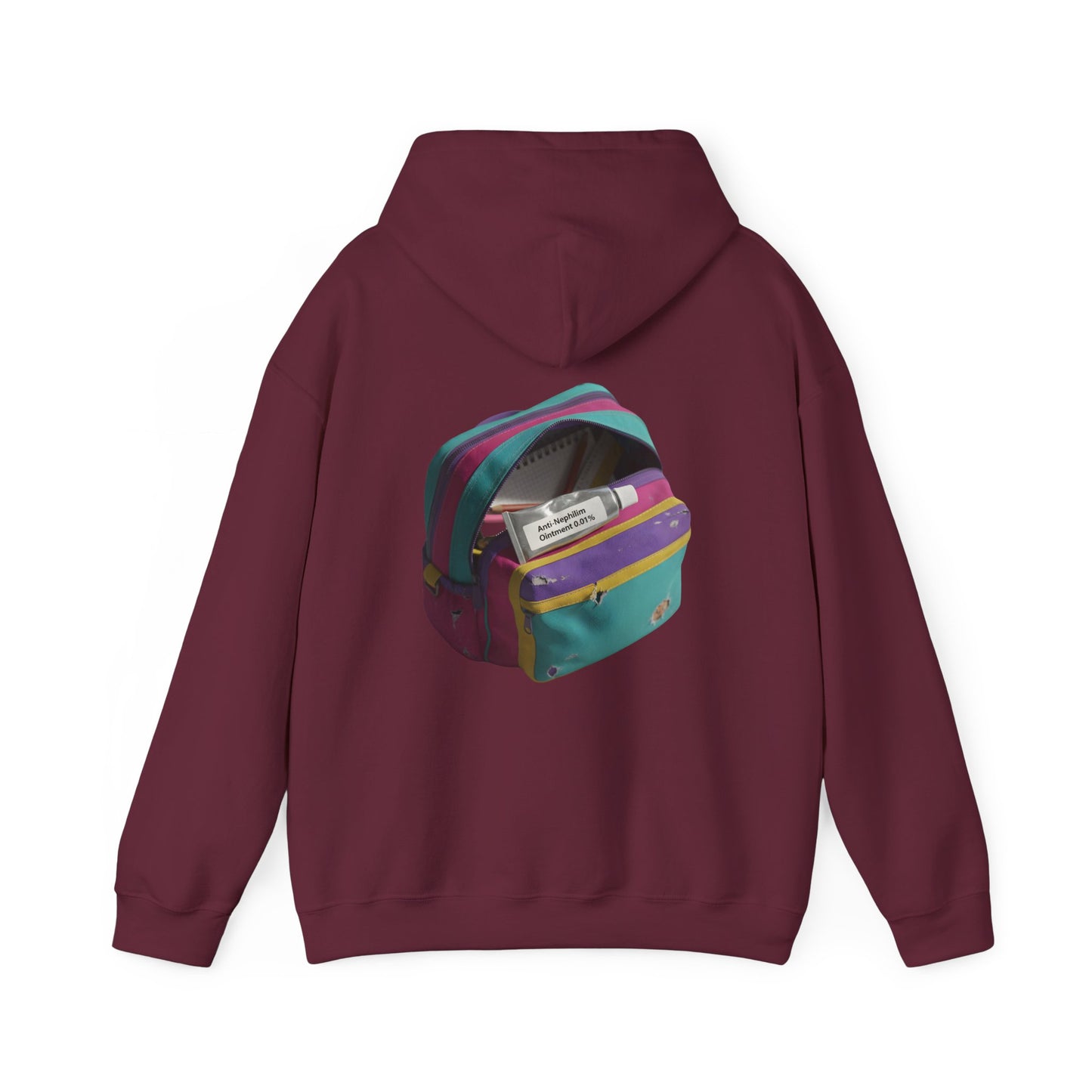 90s schoolbag anti nephilim hoodie (unisex), Kirk Ave. Apparel