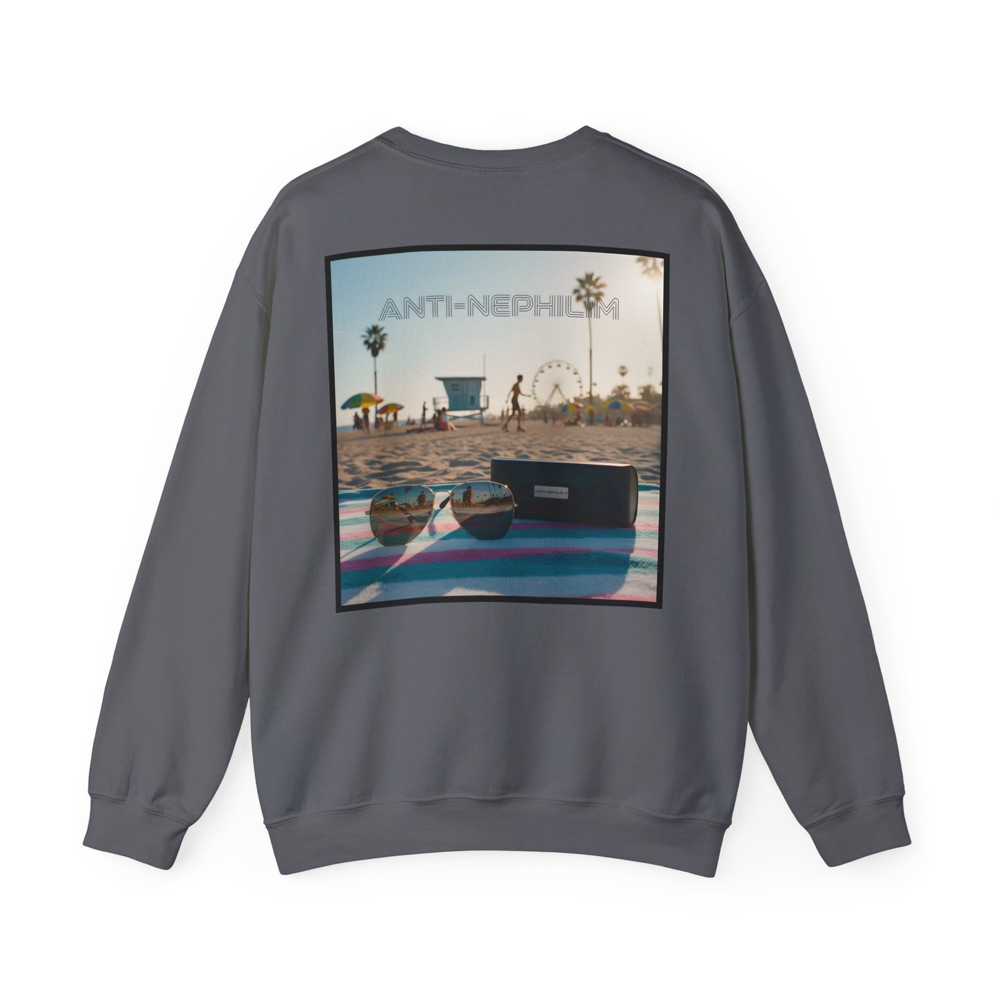 Beach shades anti nephilim sweatshirt, Kirk Ave. Apparel