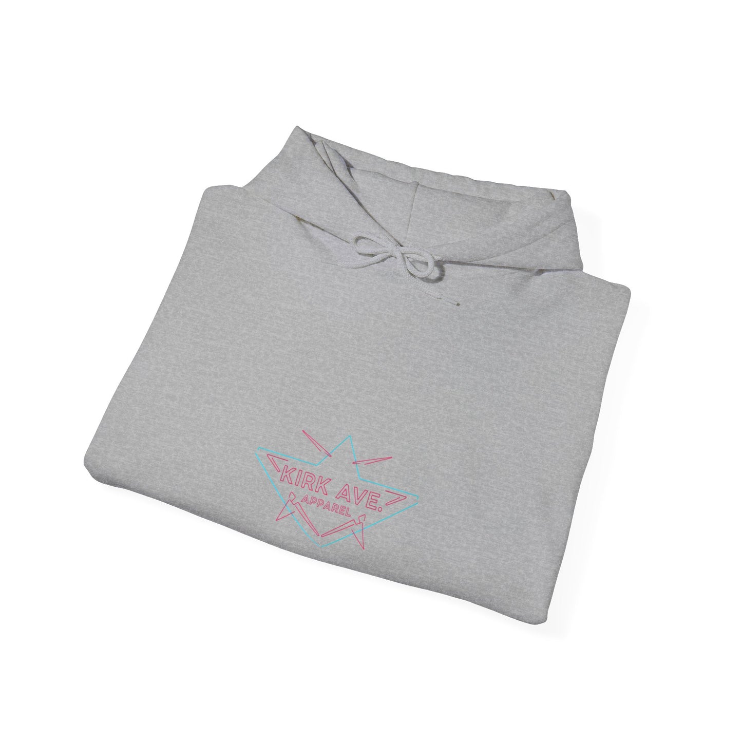 Neon 80s anti nephilim nightclub hoodie (unisex), Kirk Ave. Apparel