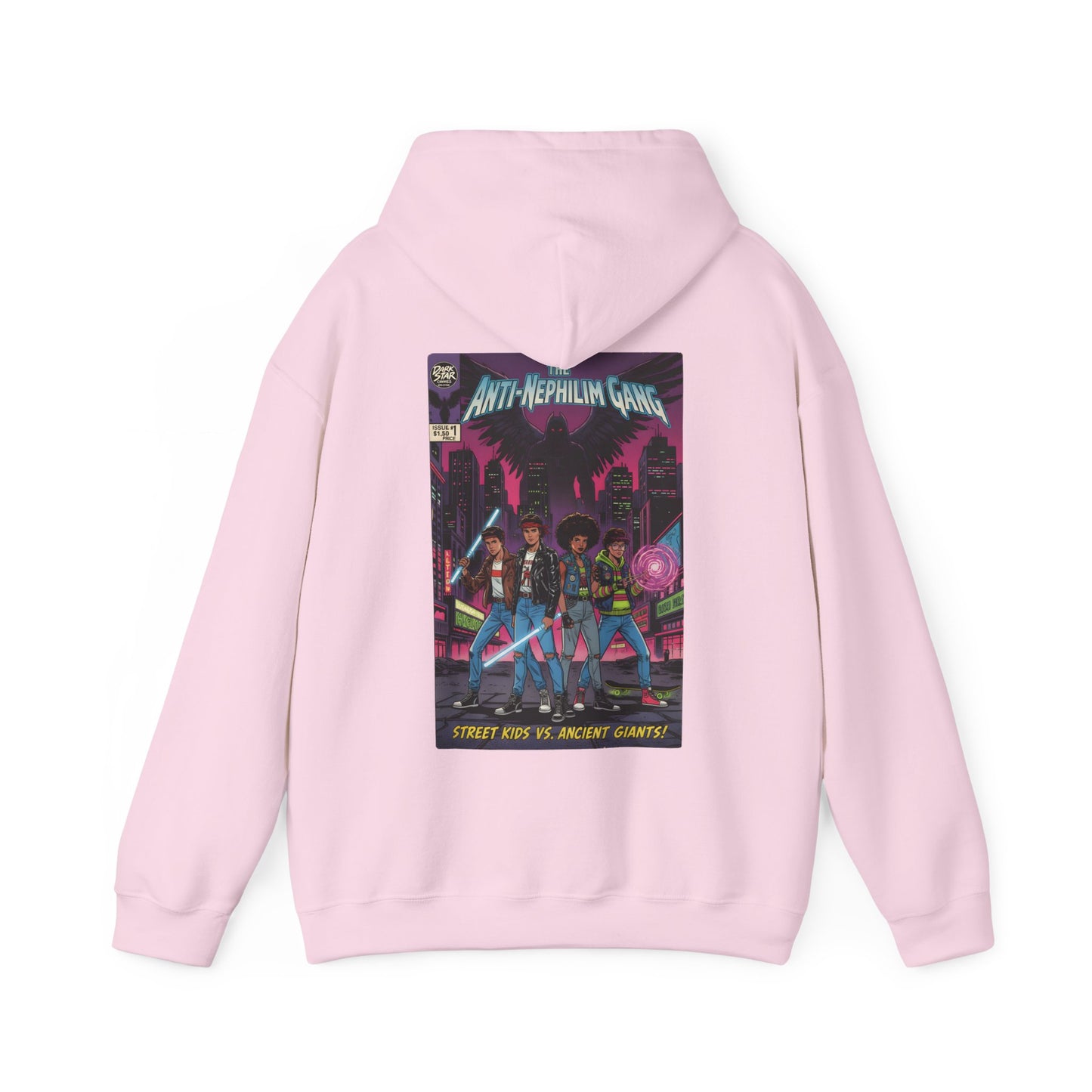 Retro comic anti nephilim hoodie (unisex), Kirk Ave. Apparel