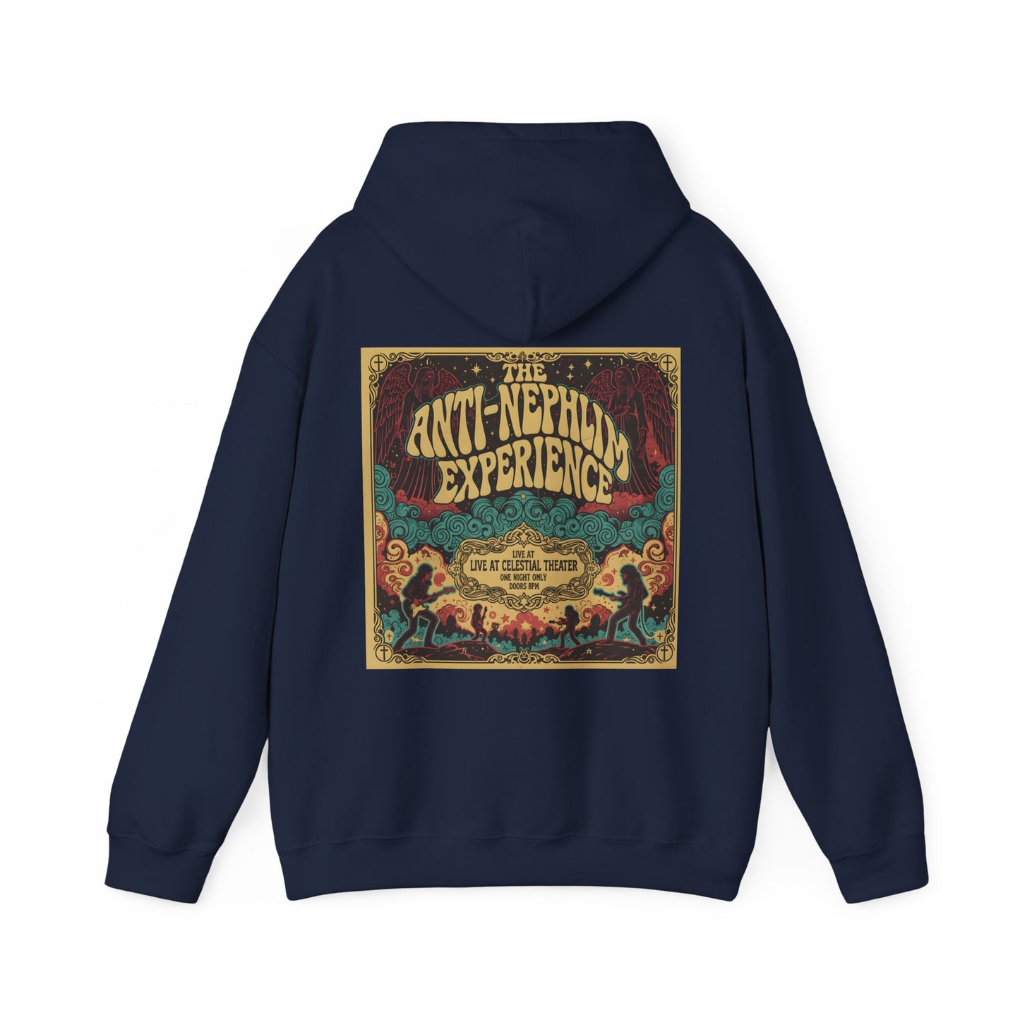 Retro concert poster anti nephilim hoodie (unisex), Kirk Ave. Apparel