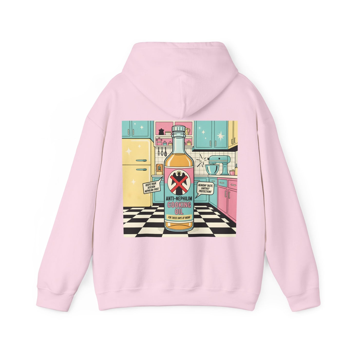 Retro kitchen anti nephilim hoodie (unisex), Kirk Ave. Apparel