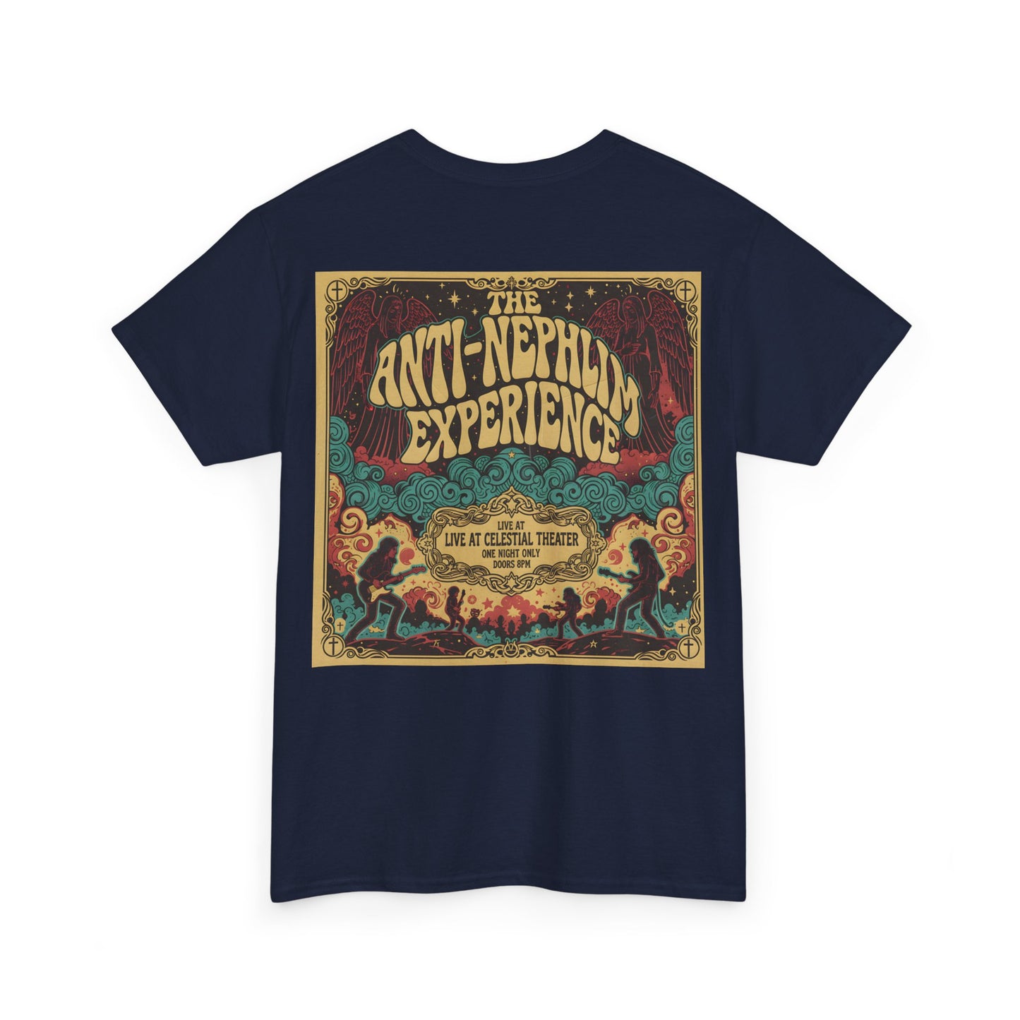 Retro concert poster anti nephilim t shirt (unisex), Kirk Ave. Apparel