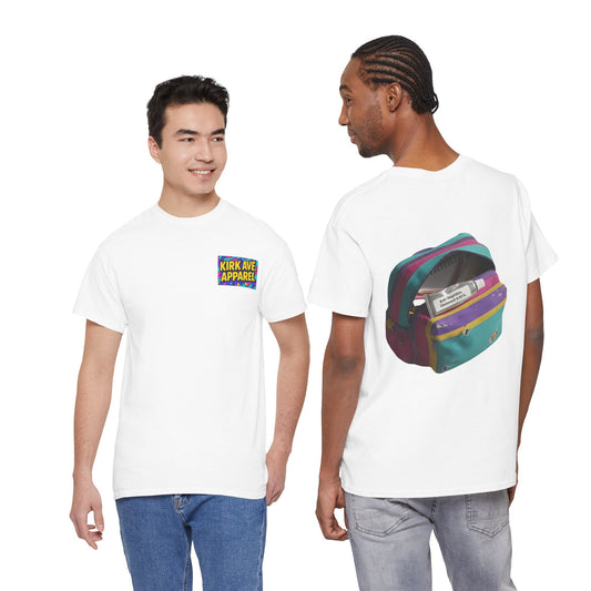 90s schoolbag anti nephilim t shirt (unisex), Kirk Ave. Apparel