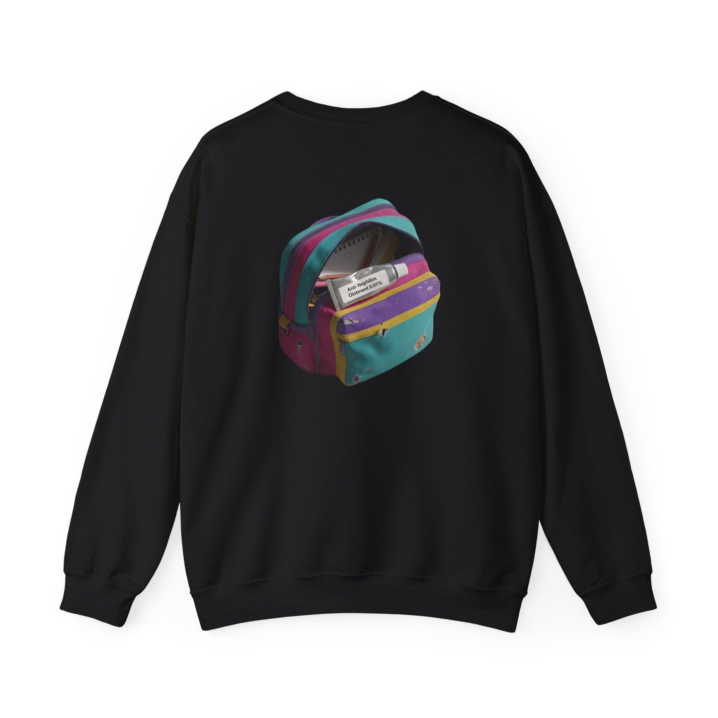90s schoolbag anti nephilim sweatshirt (unisex), Kirk Ave. Apparel