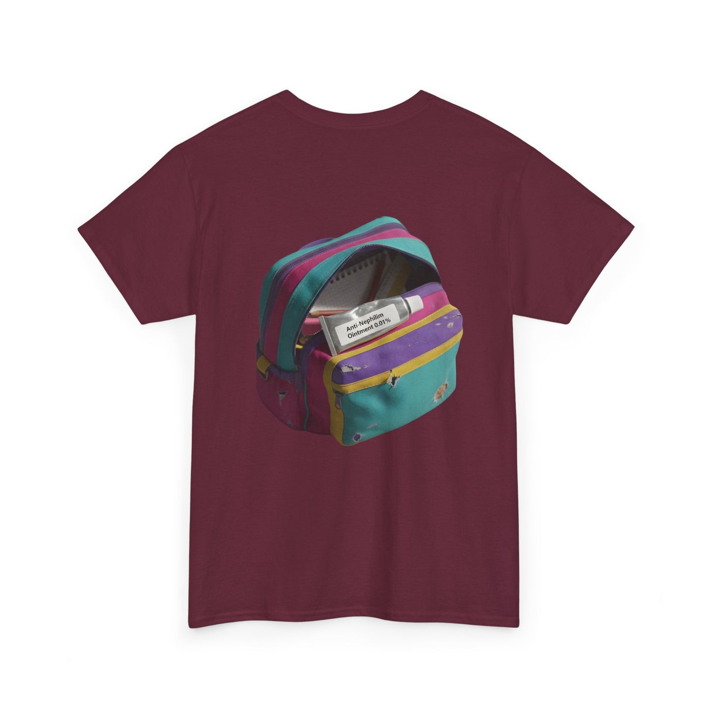 90s schoolbag anti nephilim t shirt (unisex), Kirk Ave. Apparel