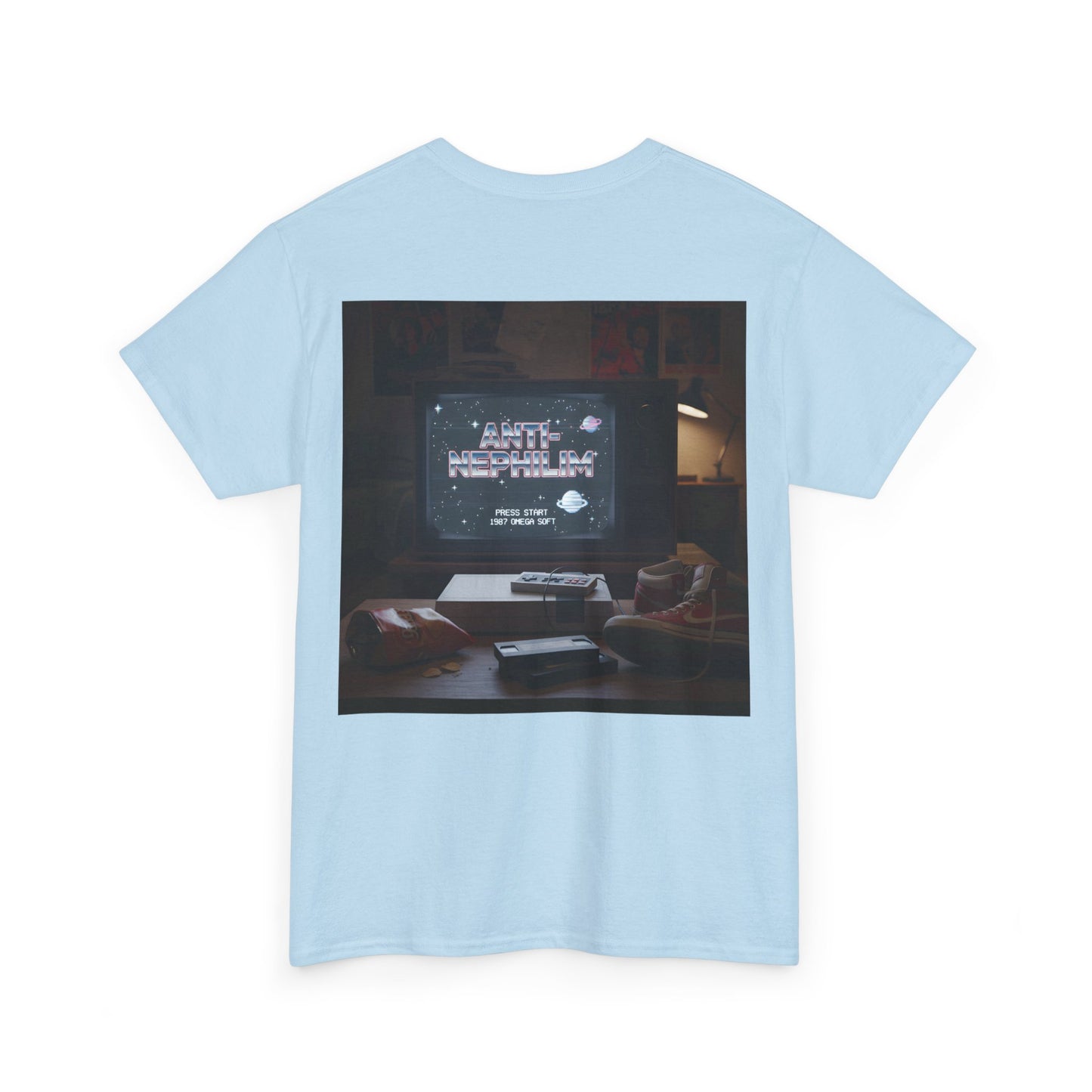 Retro gamer anti-nephilim t shirt (unisex), Kirk Ave. Apparel