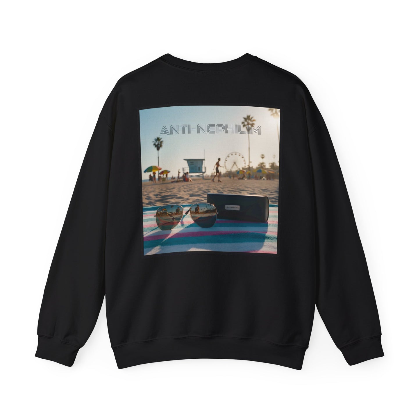 Beach shades anti nephilim sweatshirt, Kirk Ave. Apparel