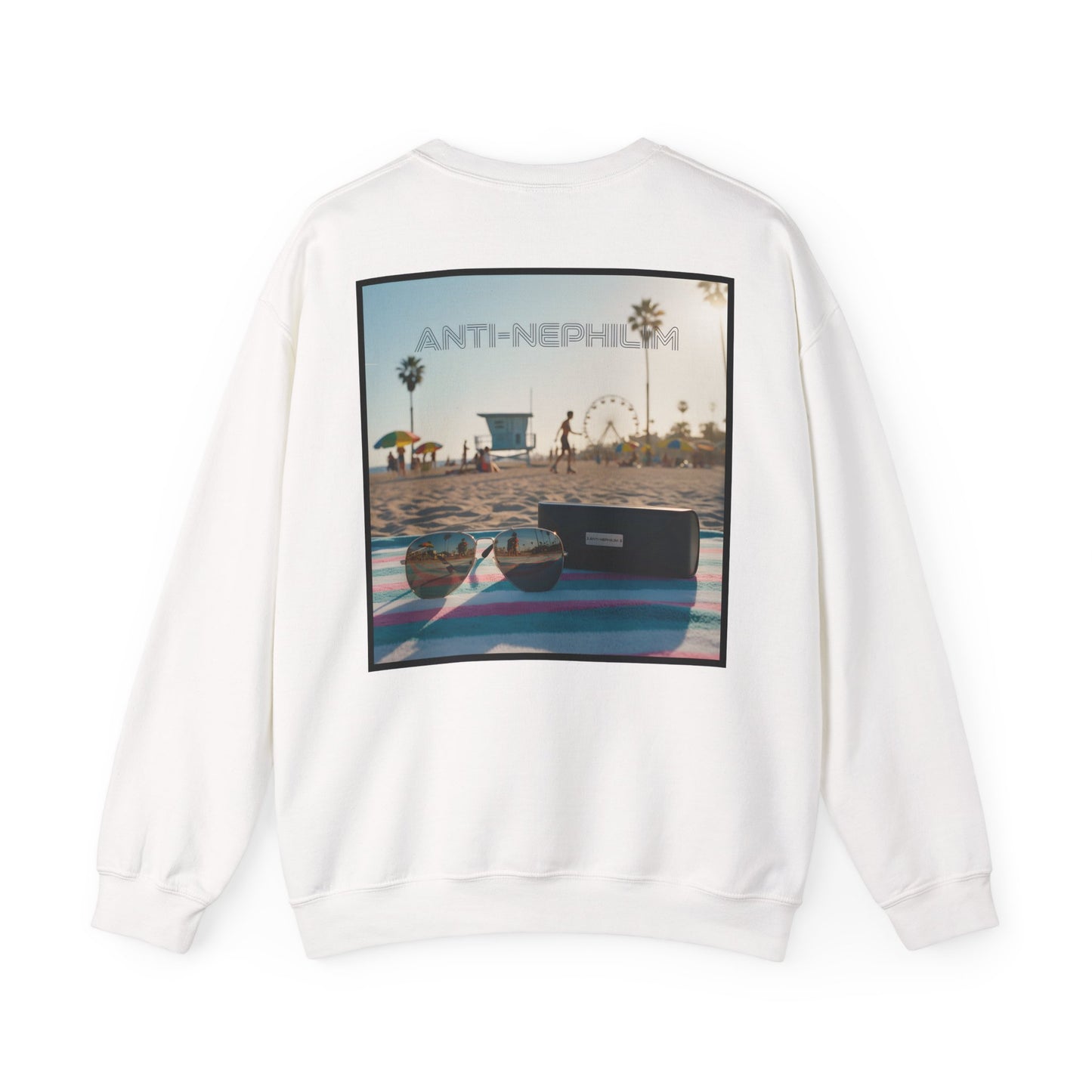 Beach shades anti nephilim sweatshirt, Kirk Ave. Apparel