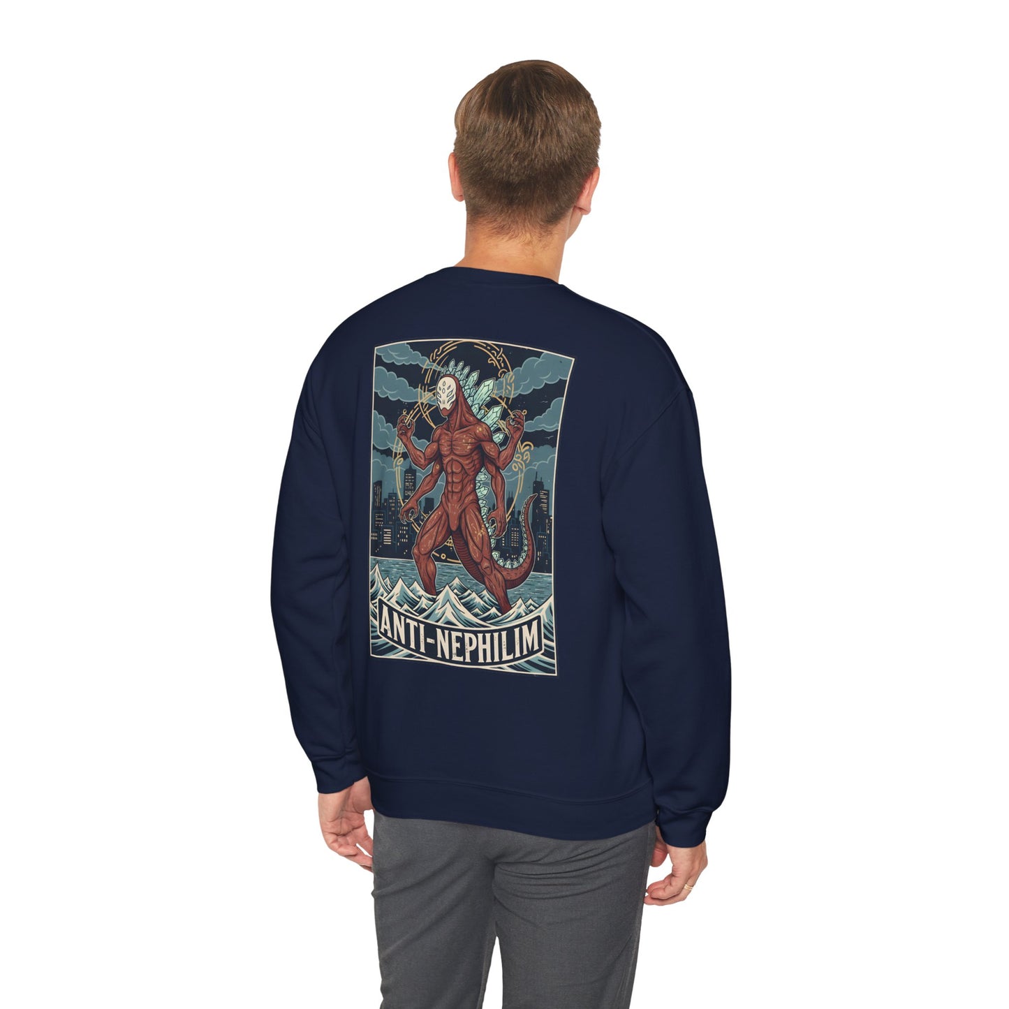 Kaiju anti nephilim sweatshirt (unisex), Kirk Ave. Apparel