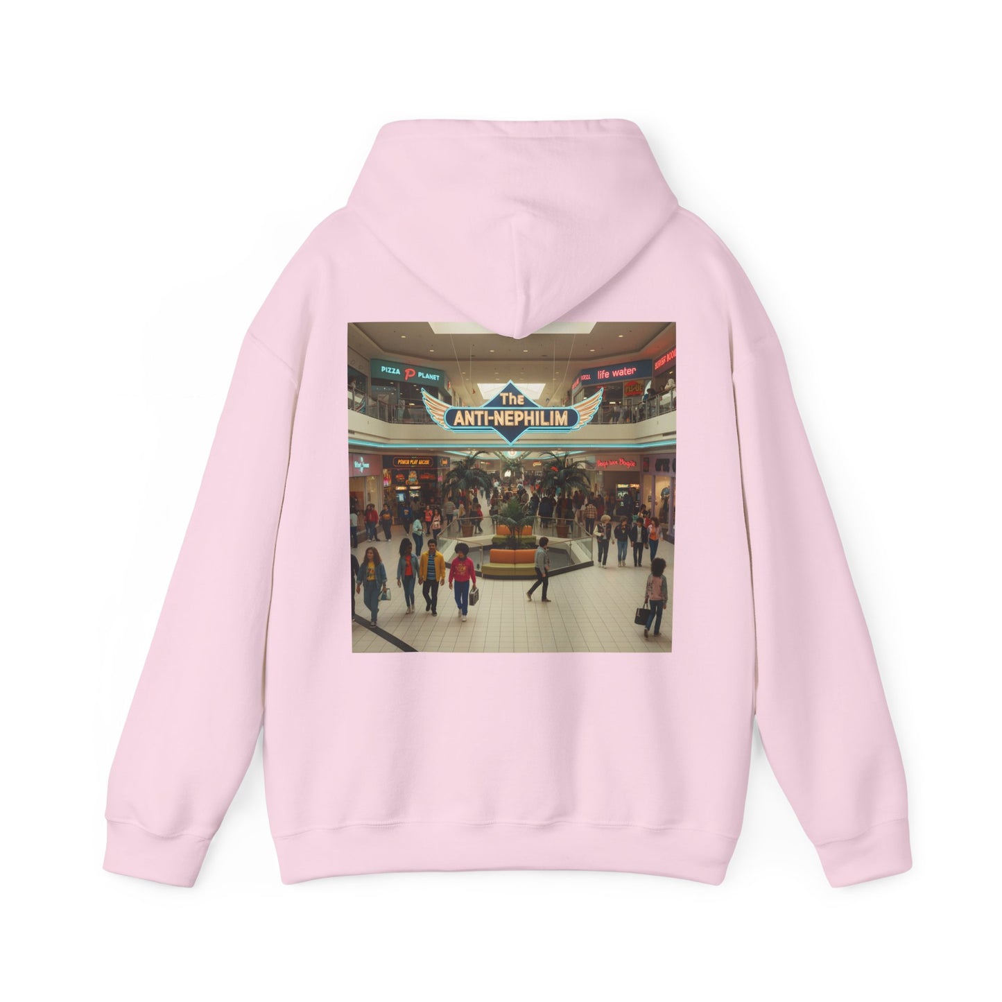 Retro mall anti nephilim hoodie (unisex), Kirk Ave. Apparel