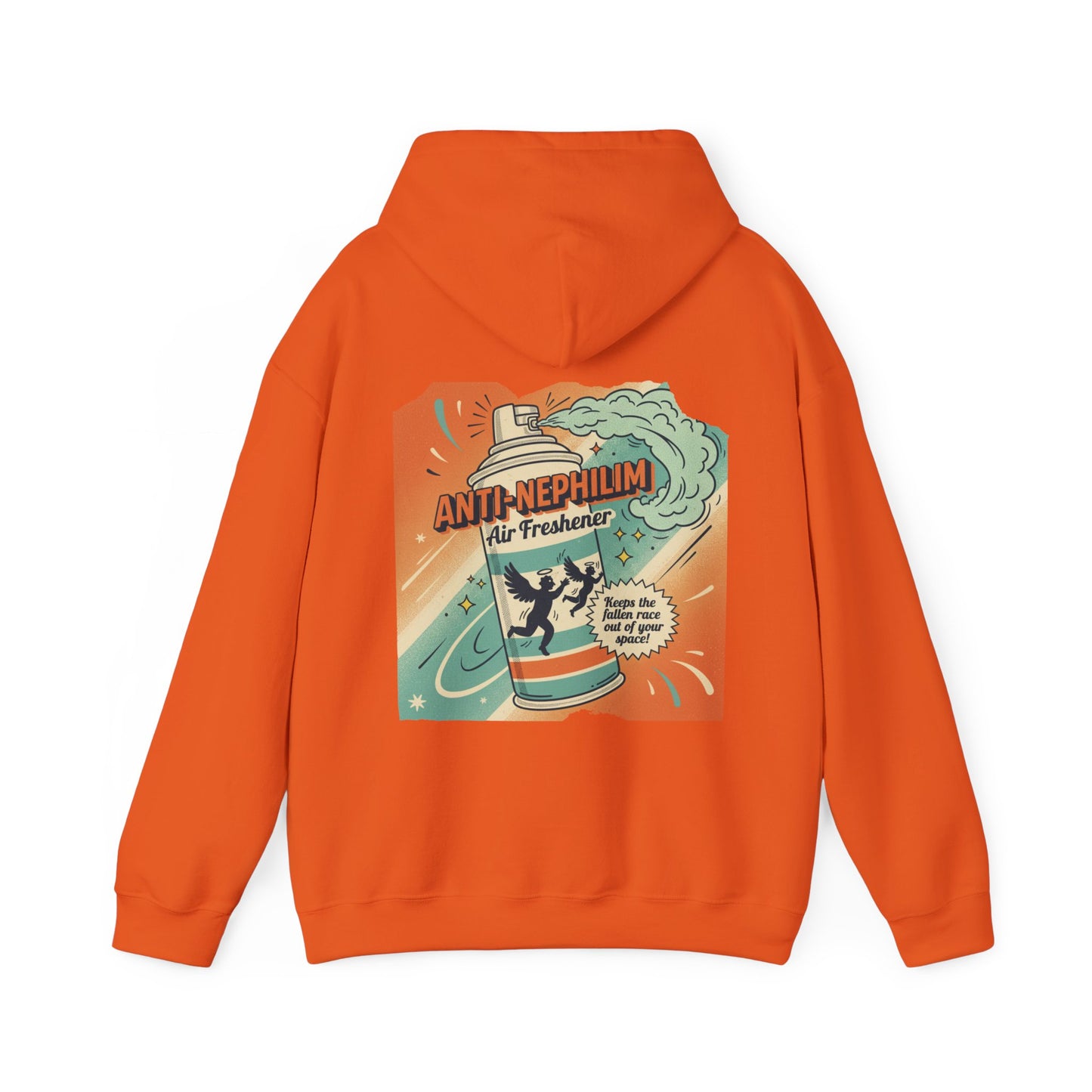 Retro anti nephilim air freshener hoodie (unisex), Kirk Ave. Apparel