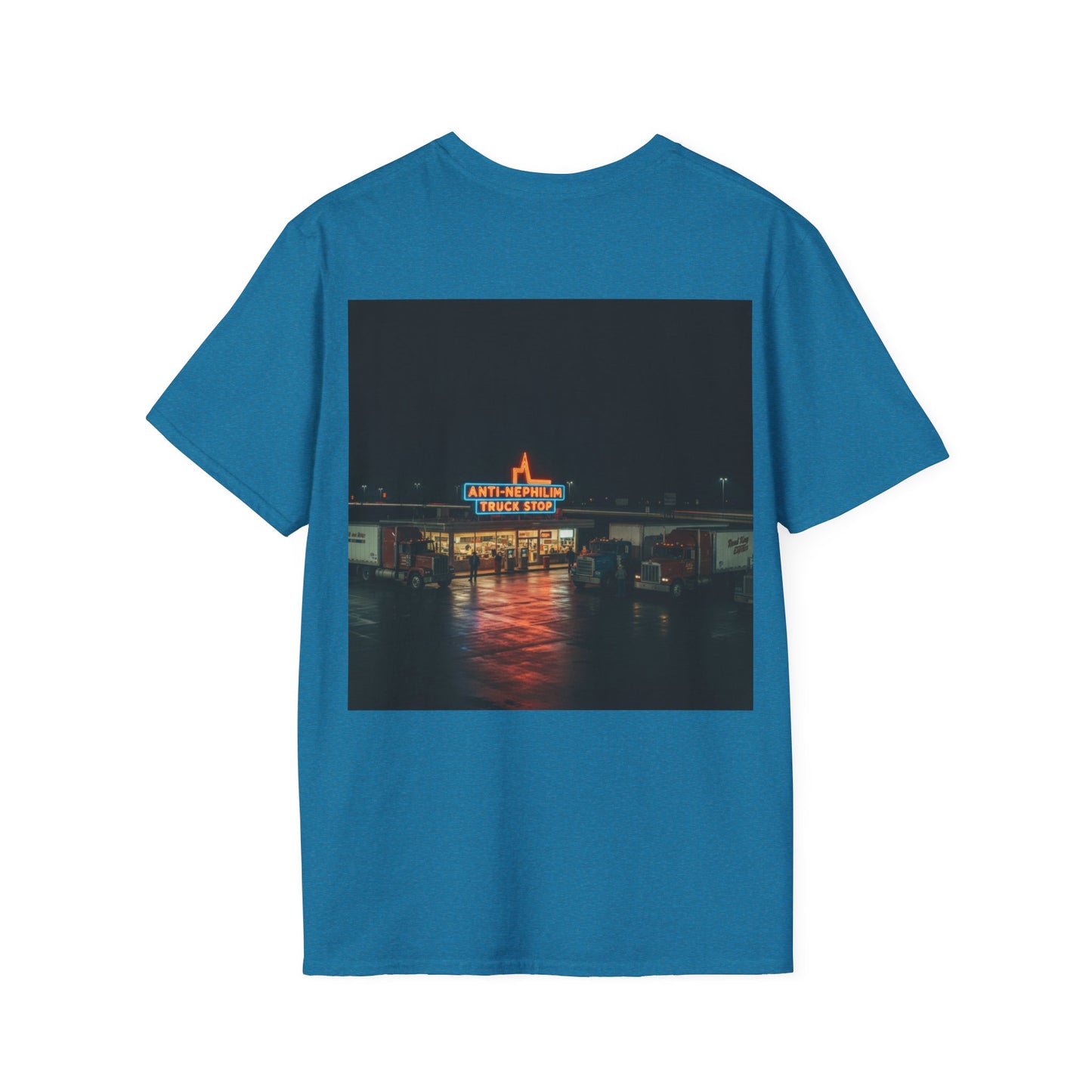 Retro truck stop anti nephilim t shirt (unisex), Kirk Ave. Apparel