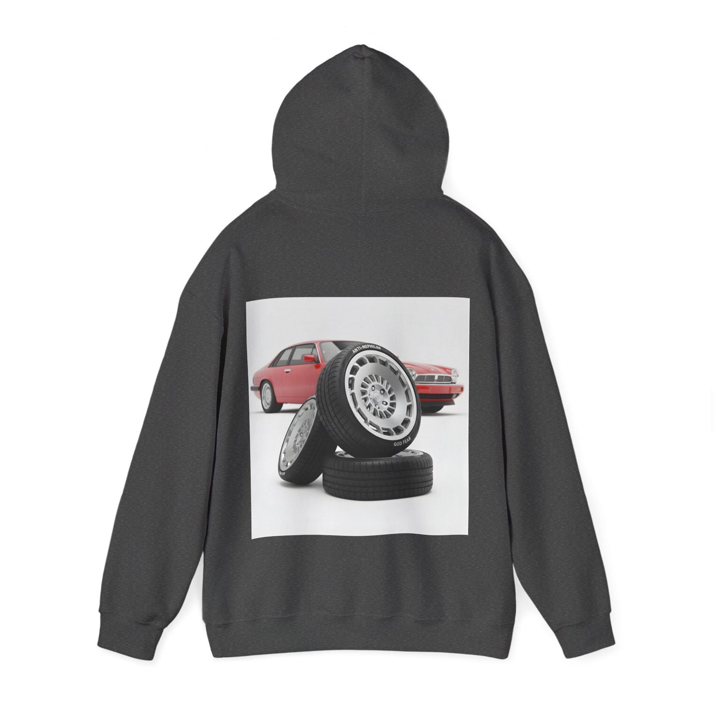 Retro sports car anti nephilim hoodie (unisex), Kirk Ave. Apparel