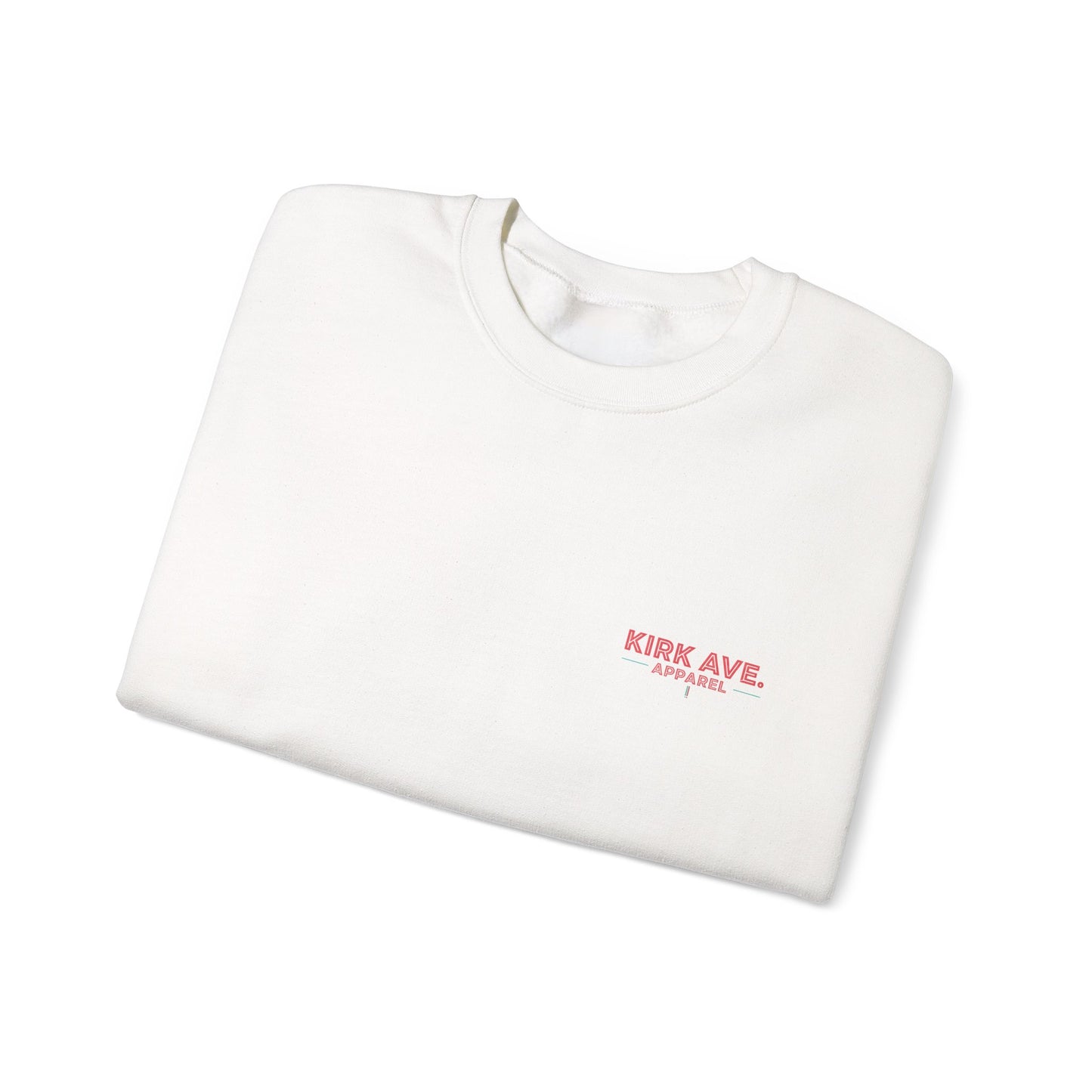 Retro neon pizza place anti nephilim sweatshirt (unisex), Kirk Ave. Apparel