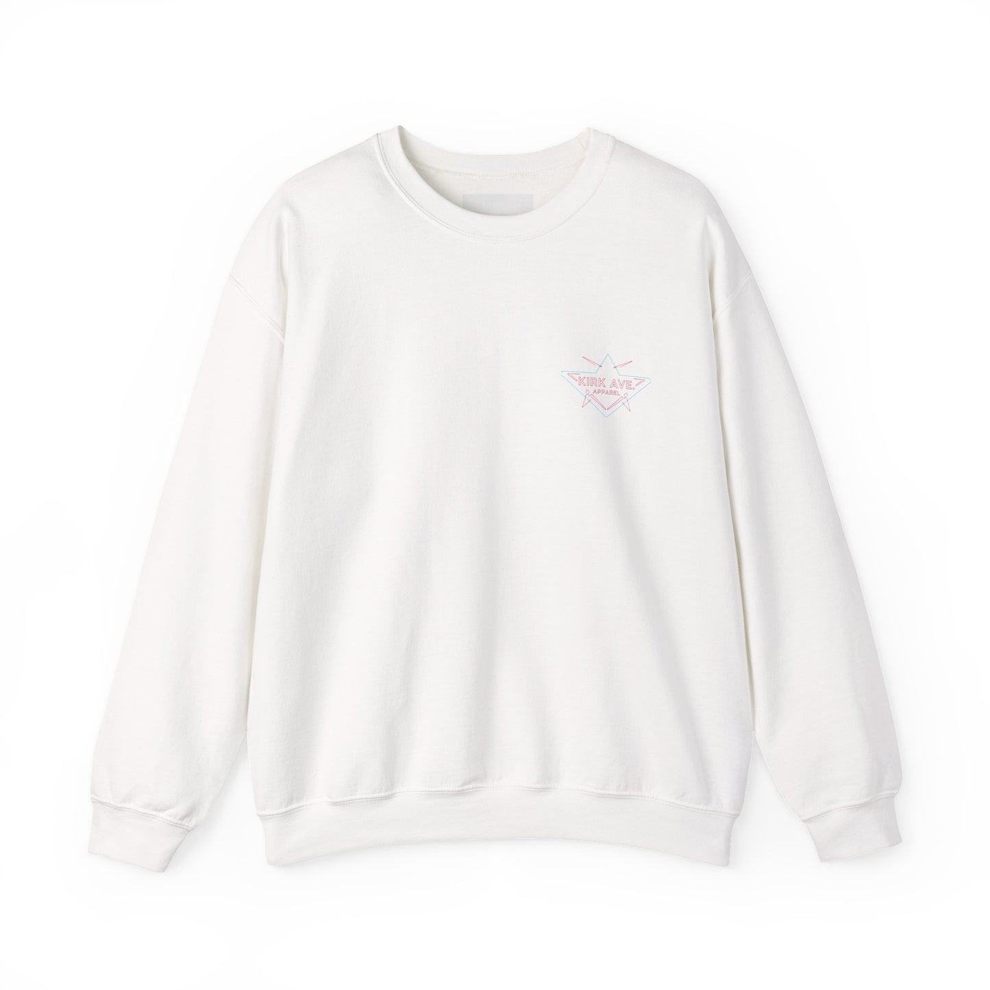 Neon 80s anti nephilim nightclub sweatshirt (unisex), Kirk Ave. Apparel