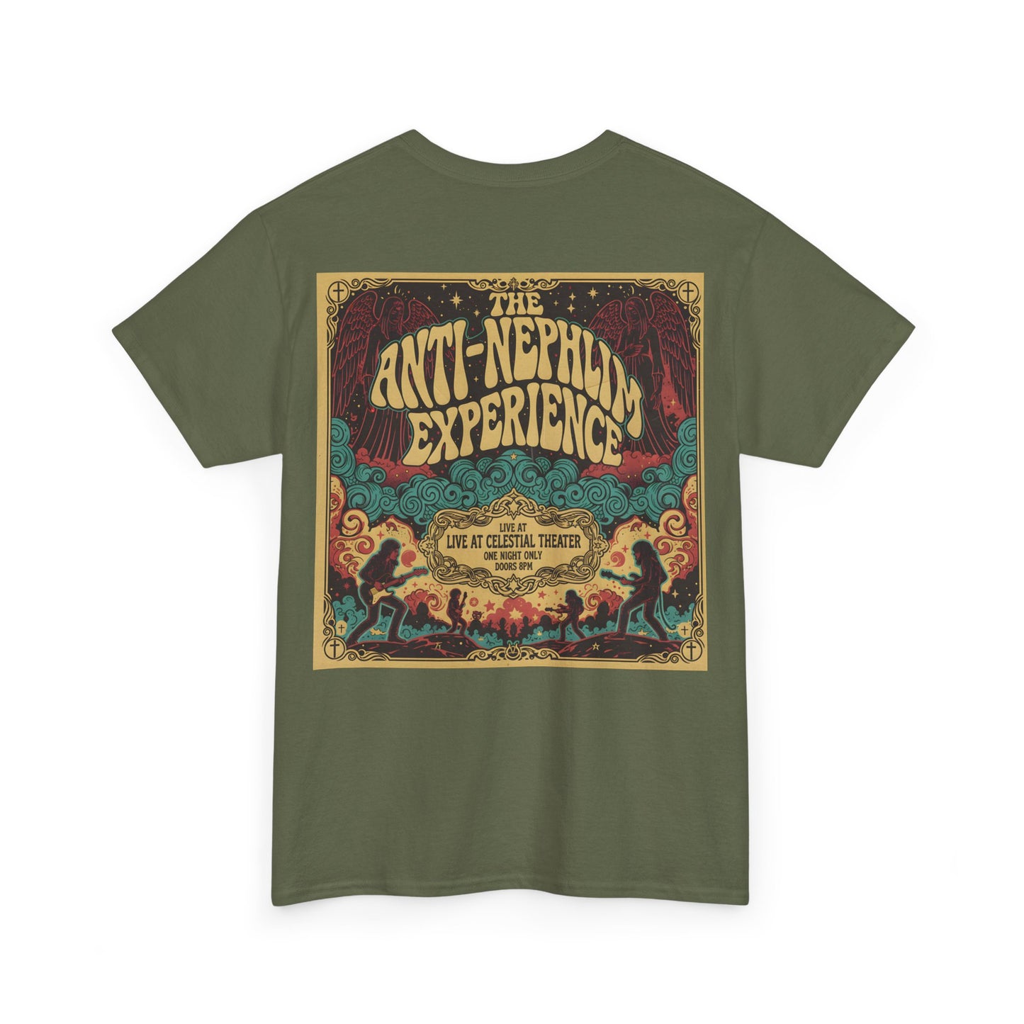 Retro concert poster anti nephilim t shirt (unisex), Kirk Ave. Apparel
