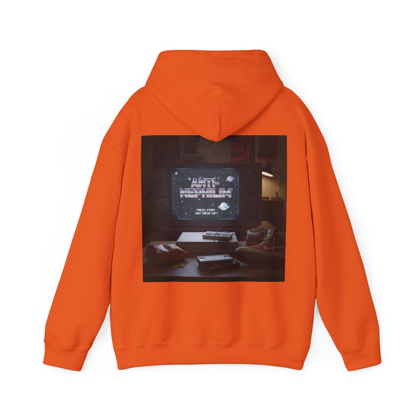 Retro gamer anti-nephilim hoodie (unisex), Kirk Ave. Apparel