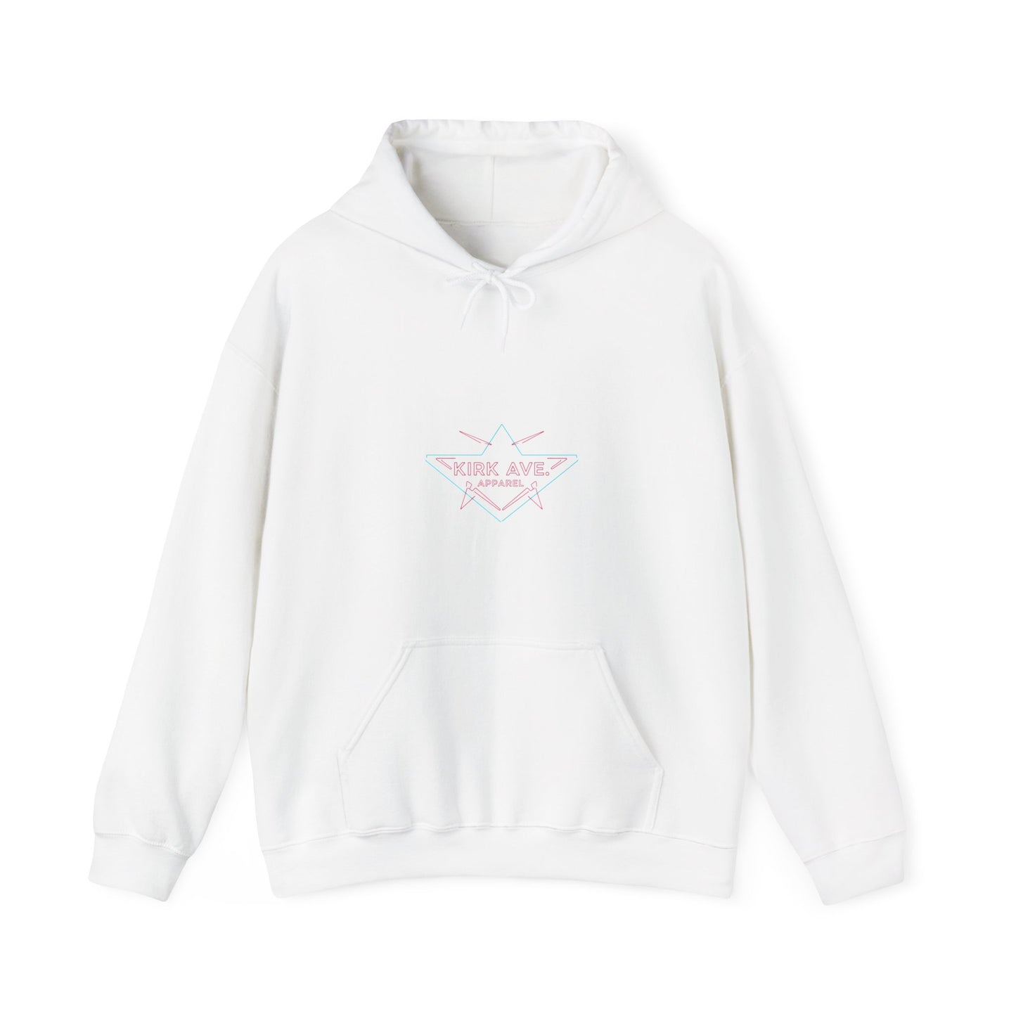 Neon 80s anti nephilim nightclub hoodie (unisex), Kirk Ave. Apparel