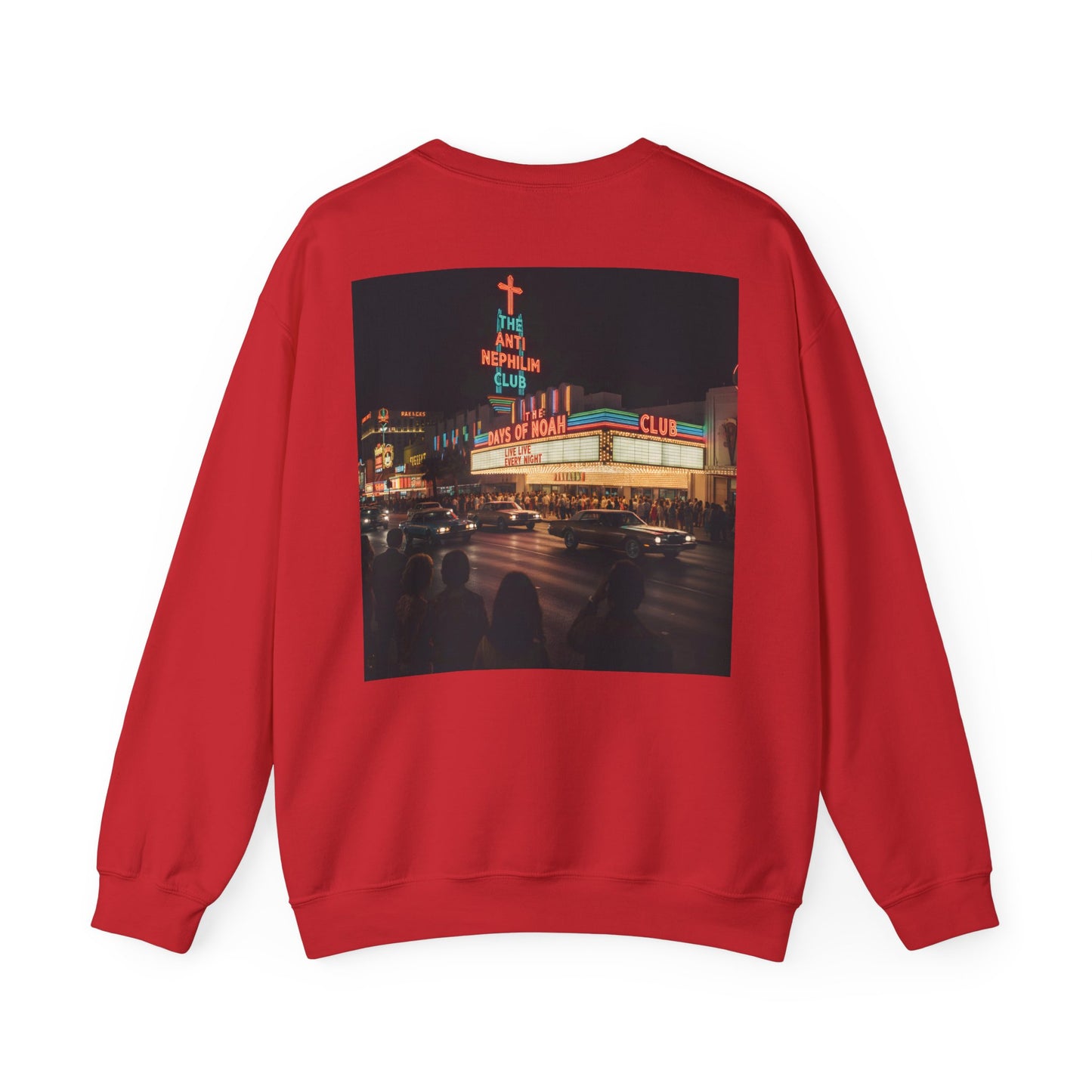 Vintage casino anti nephilim sweatshirt (unisex), Kirk Ave. Apparel